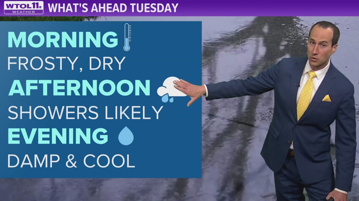Frost likely Monday night; rainy, cold Tuesday | WTOL 11 Weather ...