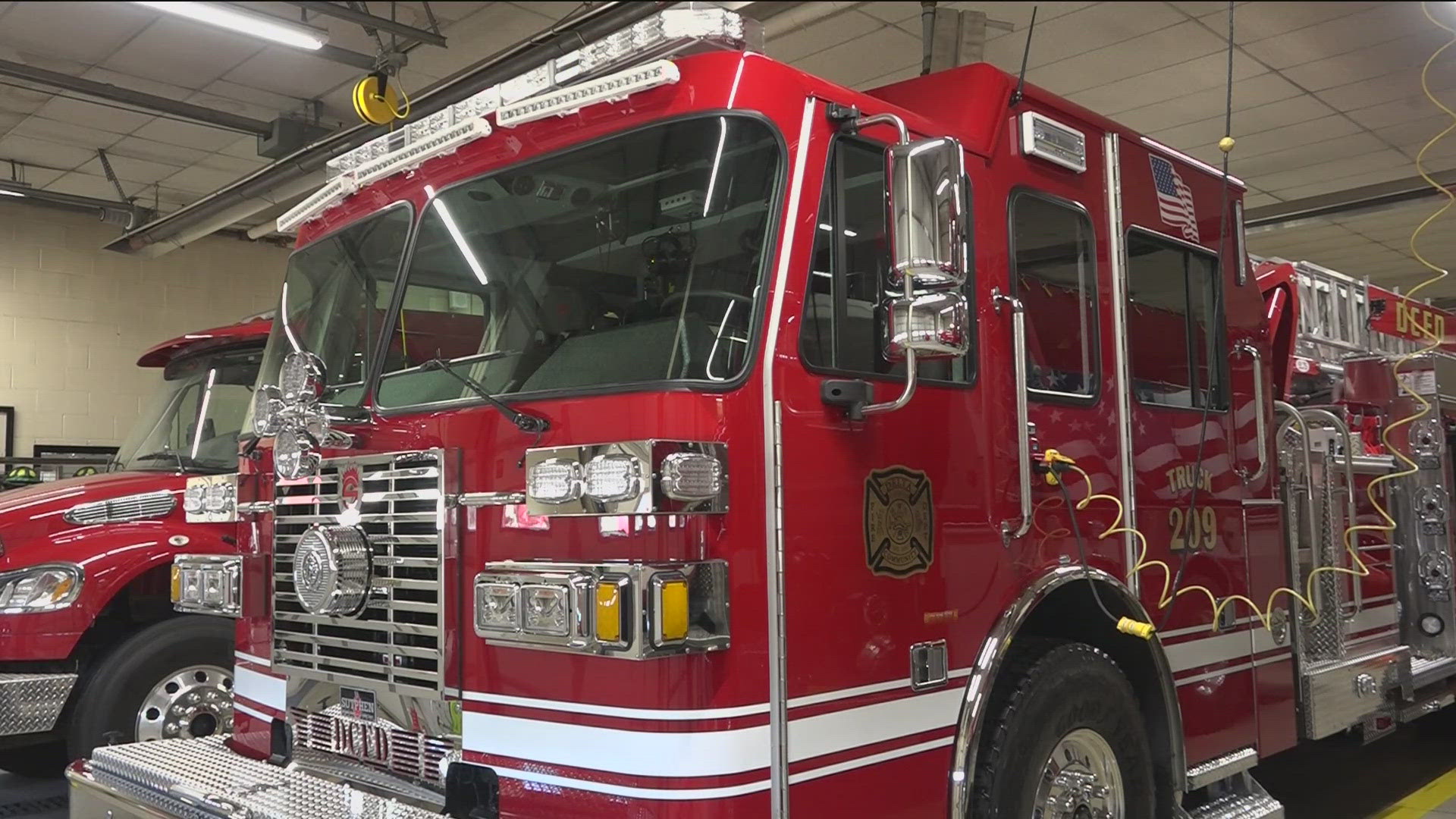 The nearly $1 million ladder truck will provide a major boost to the Delta fire department by improving resources and response times.