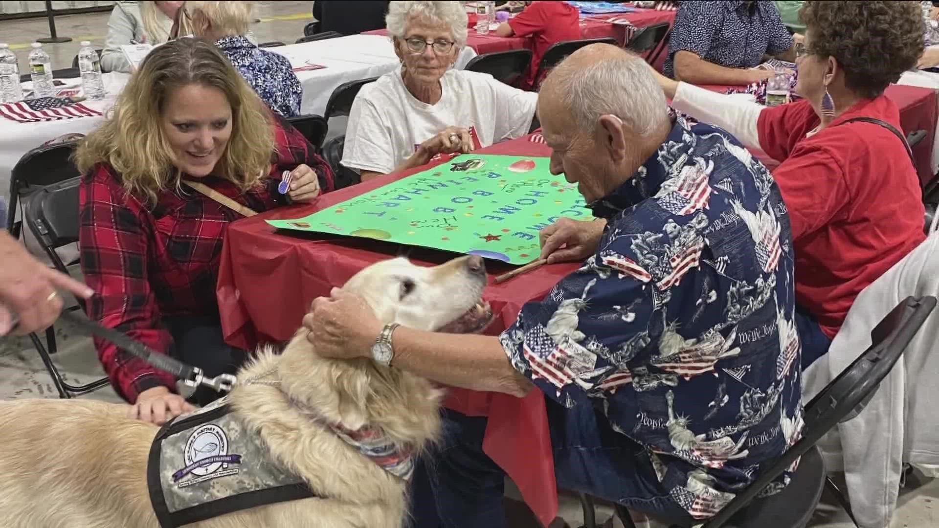 Madelyne Watkins introduce us to Toledo's comfort dogs who bring hope to people in the area and also thousands of miles away.