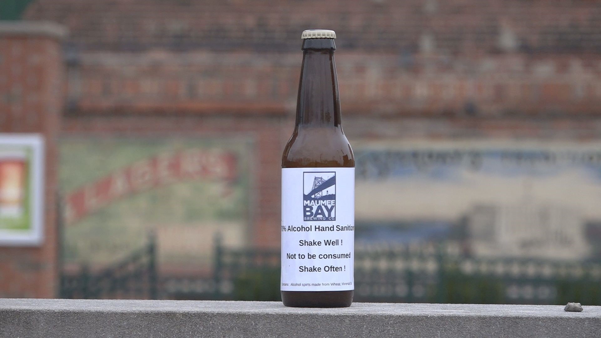 It's difficult to find hand sanitizer at the store these days. Maumee Bay Brewing saw that as a challenge and an obligation.