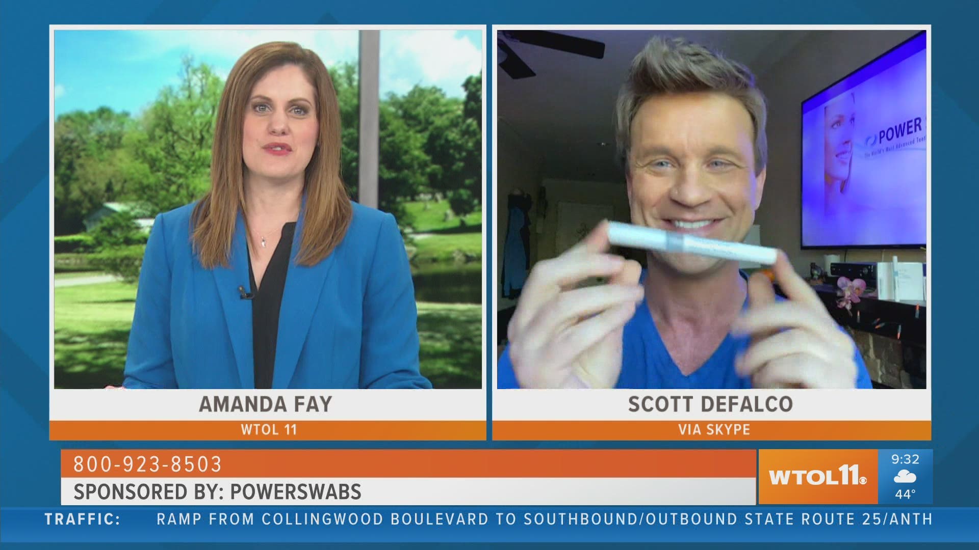Scott DeFalco joins Your Day to bring you the details on how quick and easy it is to bust tough stains with Power Swabs and get whiter teeth.
