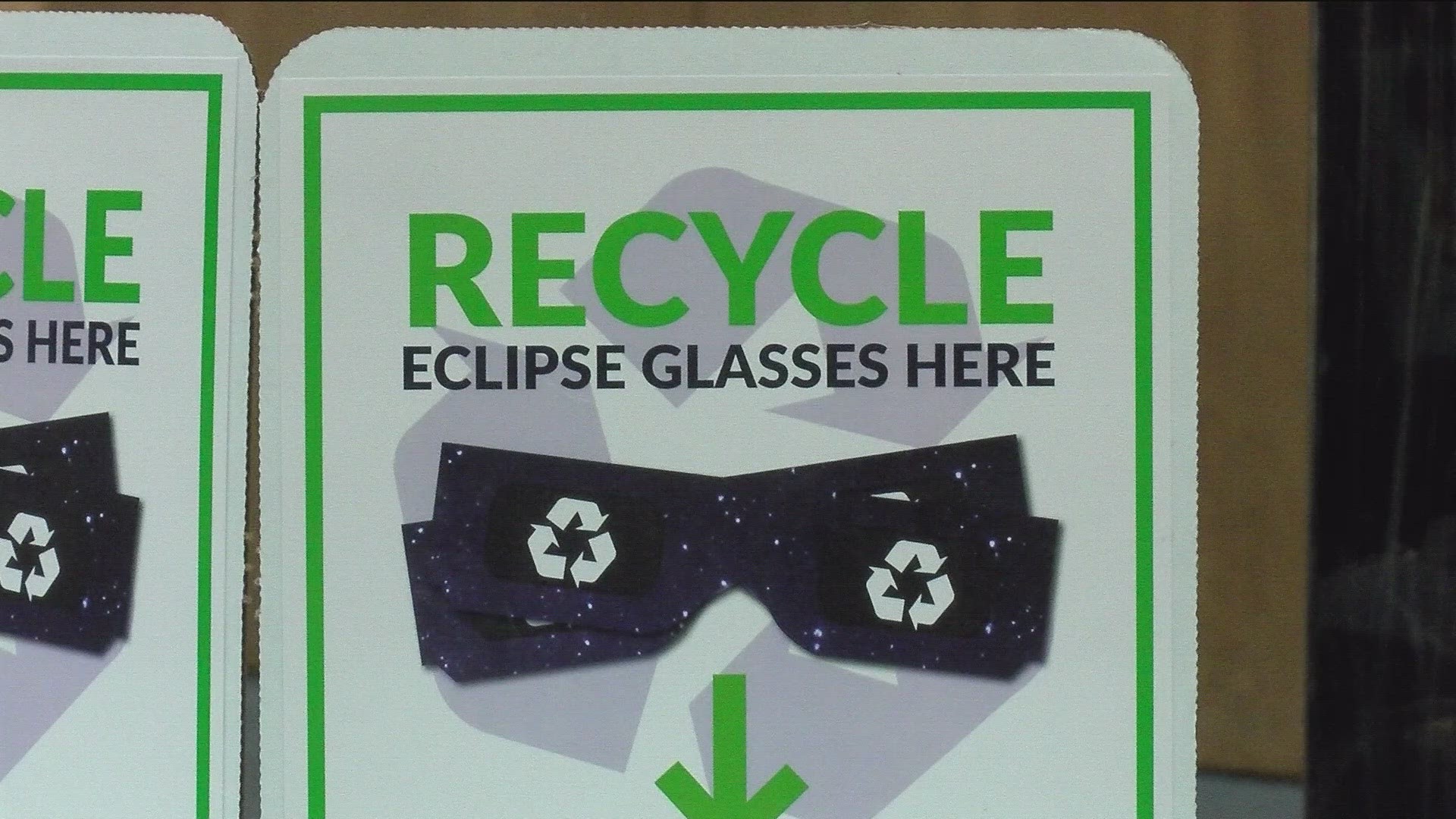 After the April 8 event, organizers expect thousands and thousands of visitors will need to responsibly dispose of the glasses they used to safely watch the eclipse.