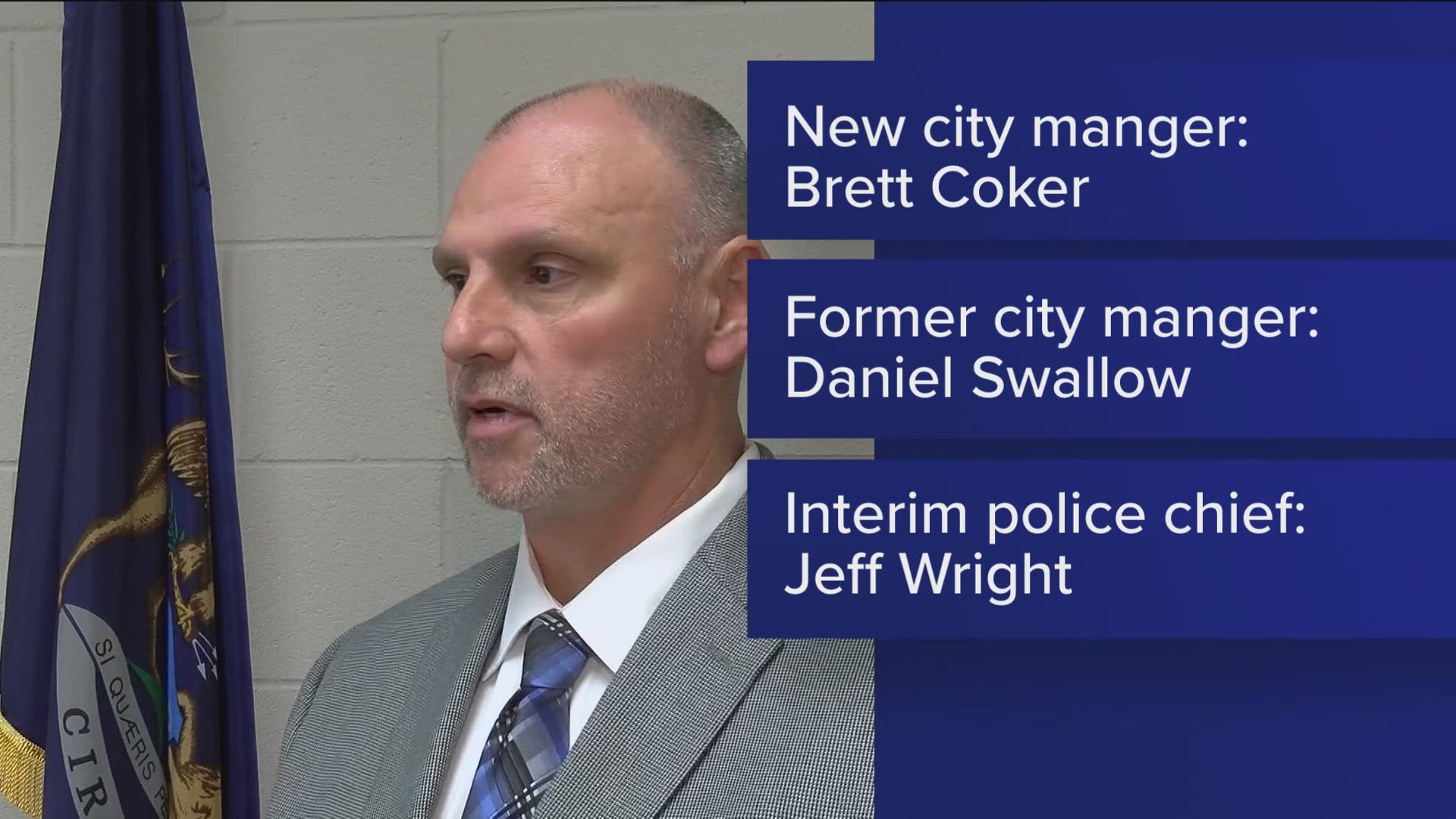 Tecumseh City Council named current Police Chief Brett Coker as the next city manager at a meeting Thursday night.
