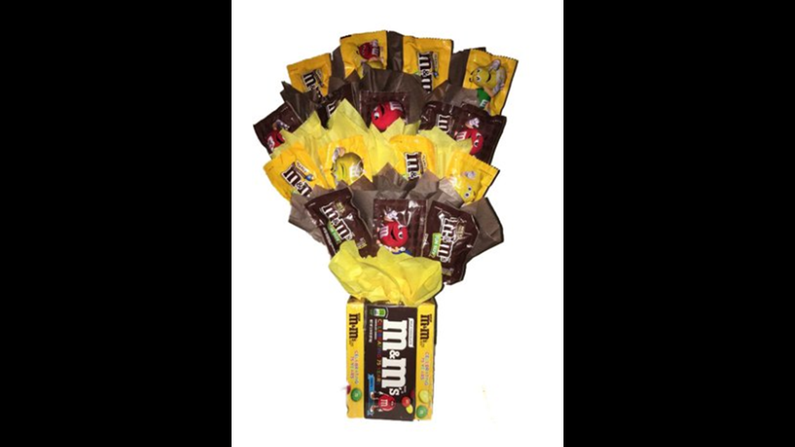 M&M Candy Bouquet