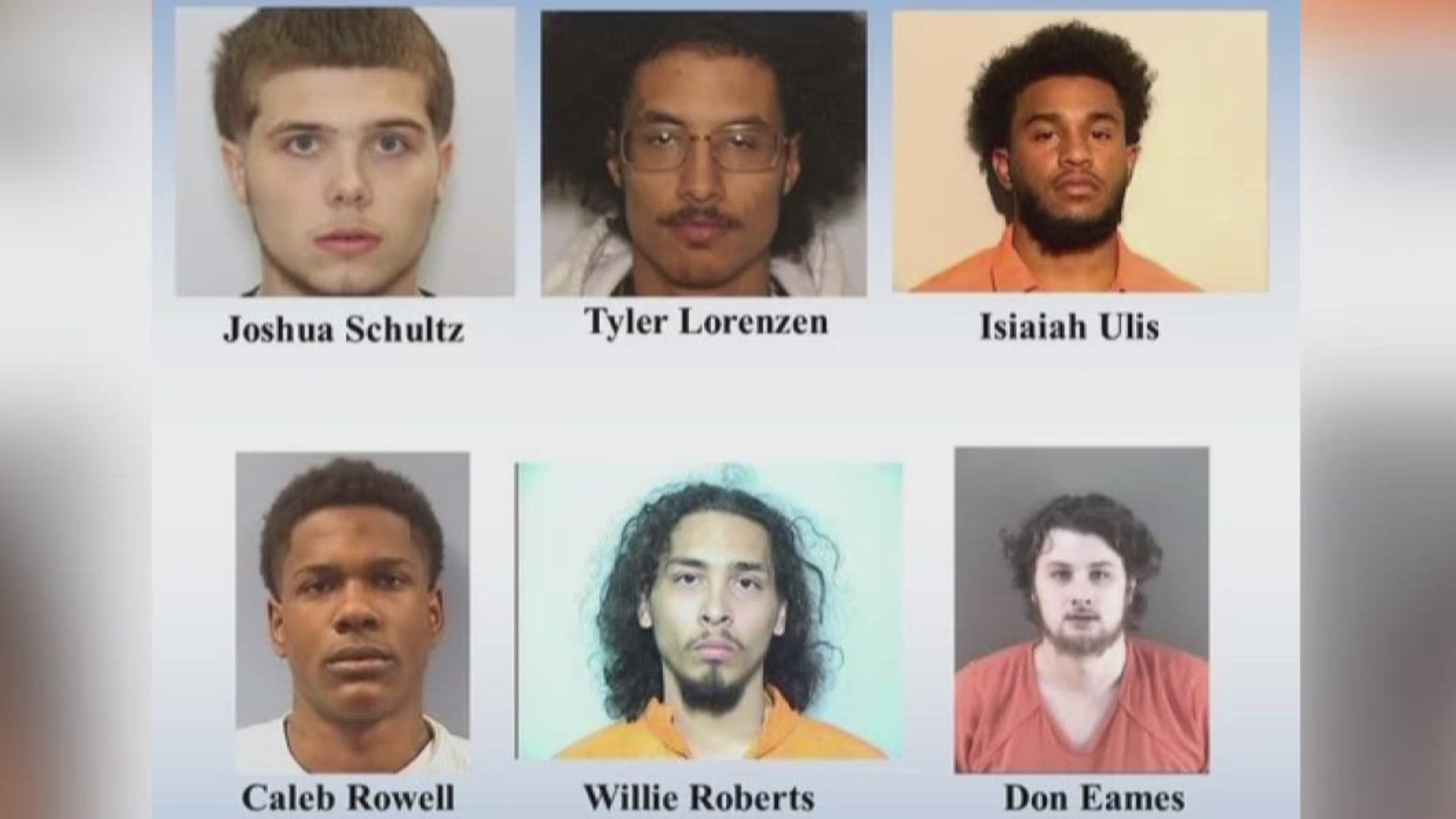 The 6 suspects are allegedly members of the CHOLO Gang, Perkins Twp. police said. One has been sentenced and another is charged with the murder of two Toledo teens.