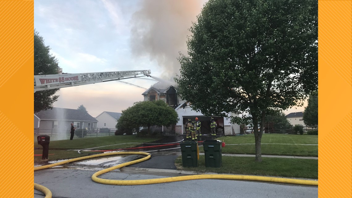 Family of four escapes Whitehouse house fire