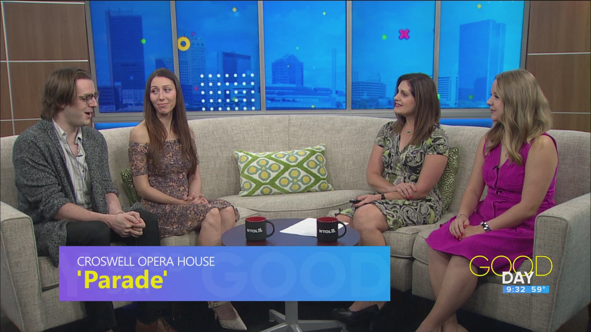 Stars of the Croswell Opera House production 'Parade', Matthew Porter and Kristin Kukic sit down with Good Day to talk about the play, based on a true story.