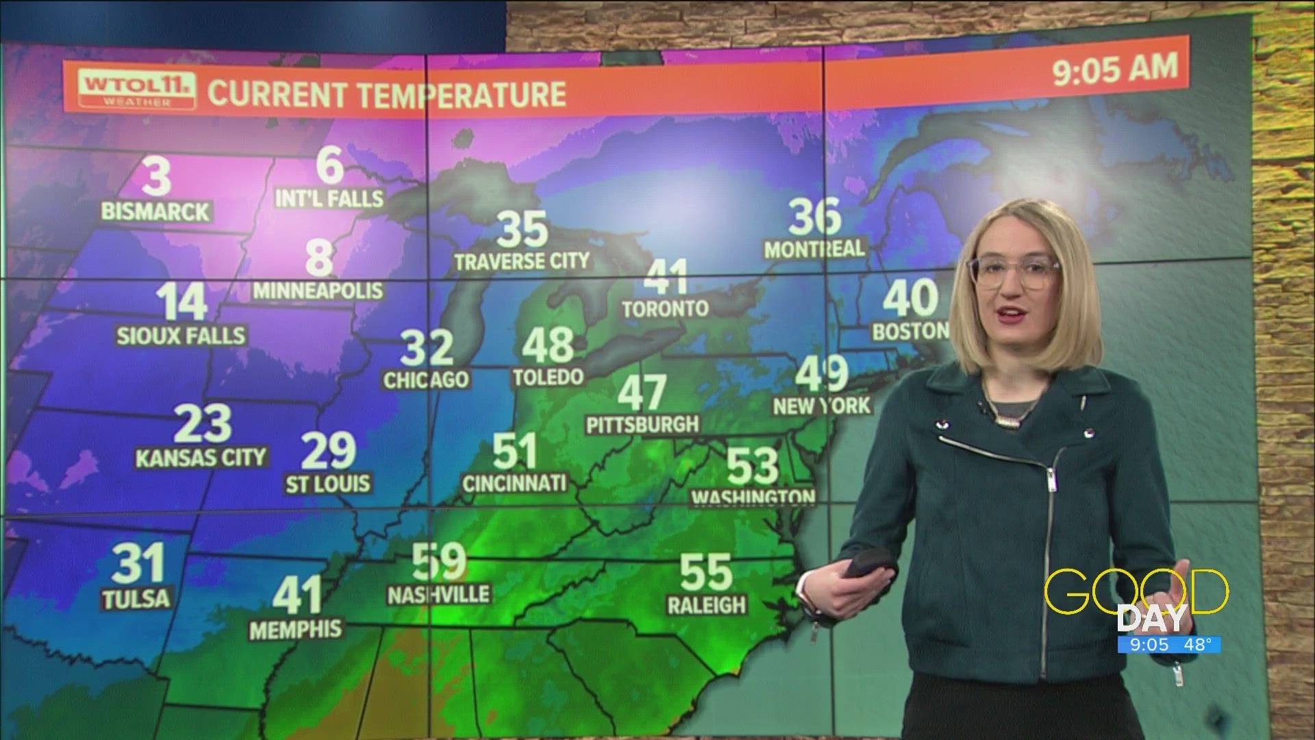 Expect a cool down ahead of a chilly weekend with temps in the low 30s.
