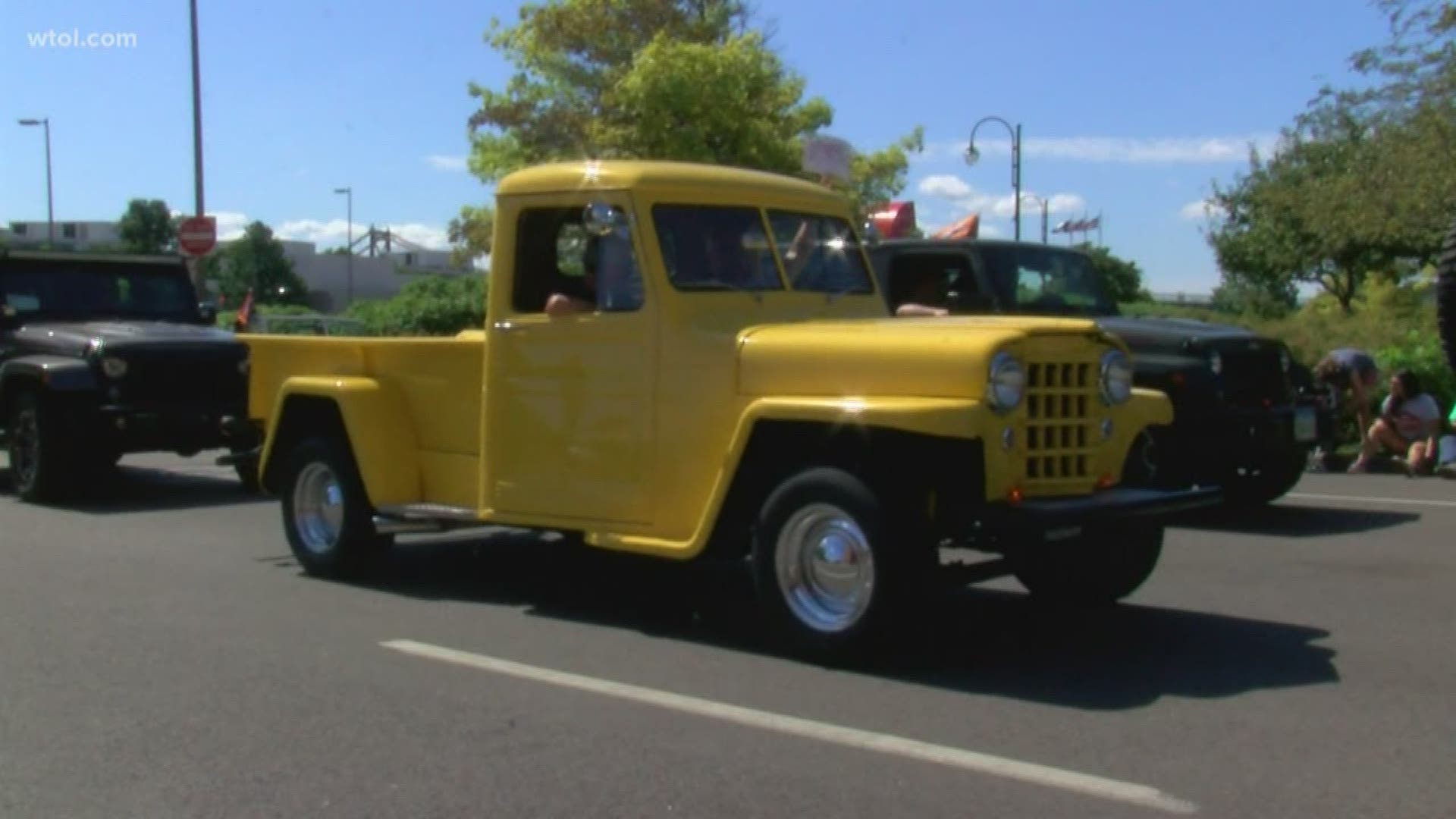 It wasn't just any celebration in downtown Toledo Saturday. This one involved some sweet rides that  celebrated Jeep.