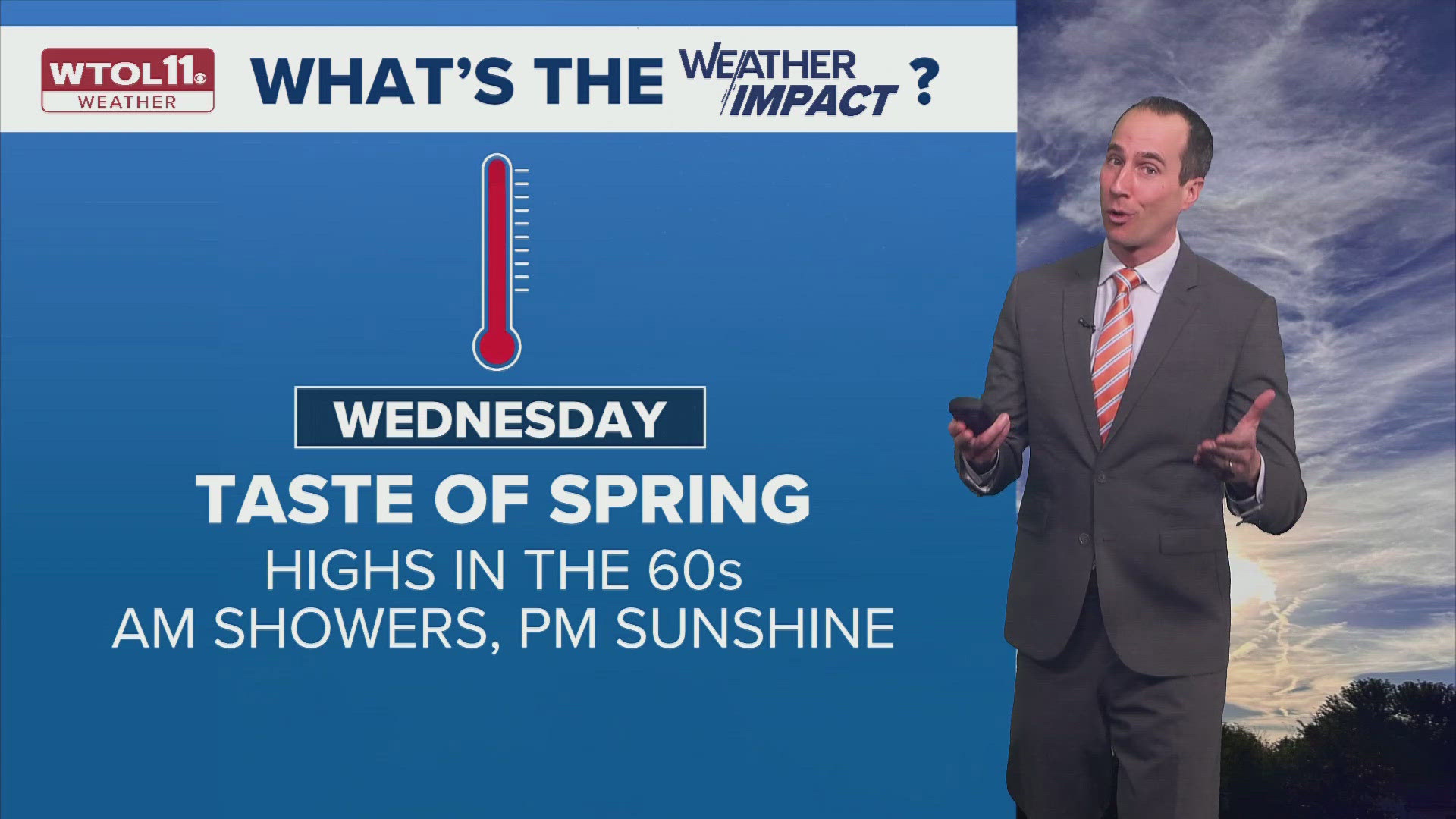 Overnight rain, thunder into Wednesday morning; daytime highs in 60s ...