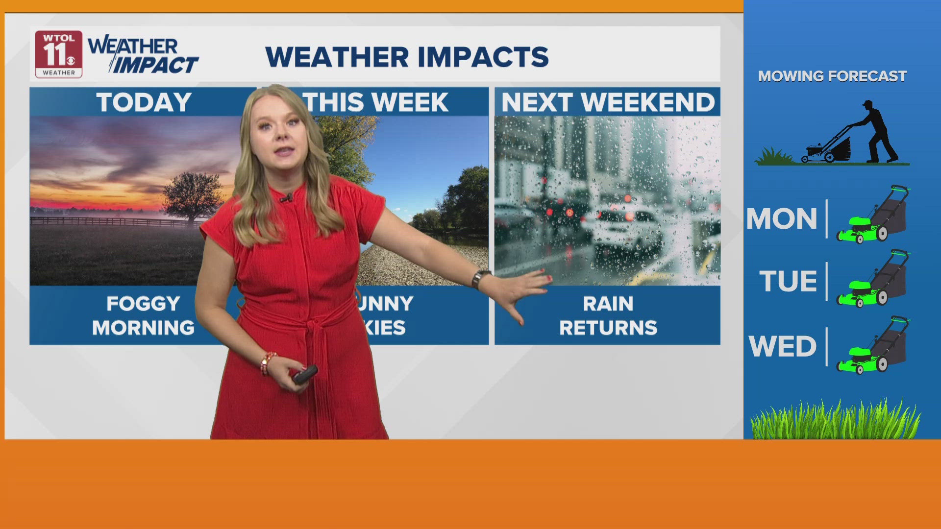 Dry, sunny and warm conditions kick off work week | WTOL 11 Weather ...