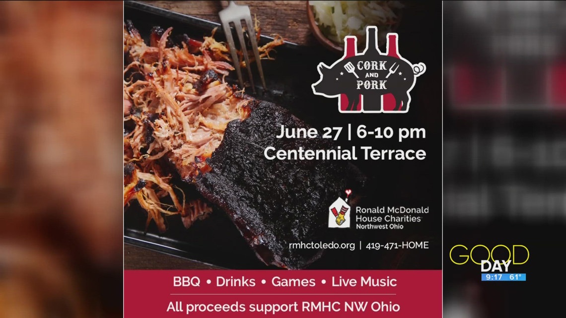 Barbecue and sips support a good cause at 'Cork and Pork' Good Day on