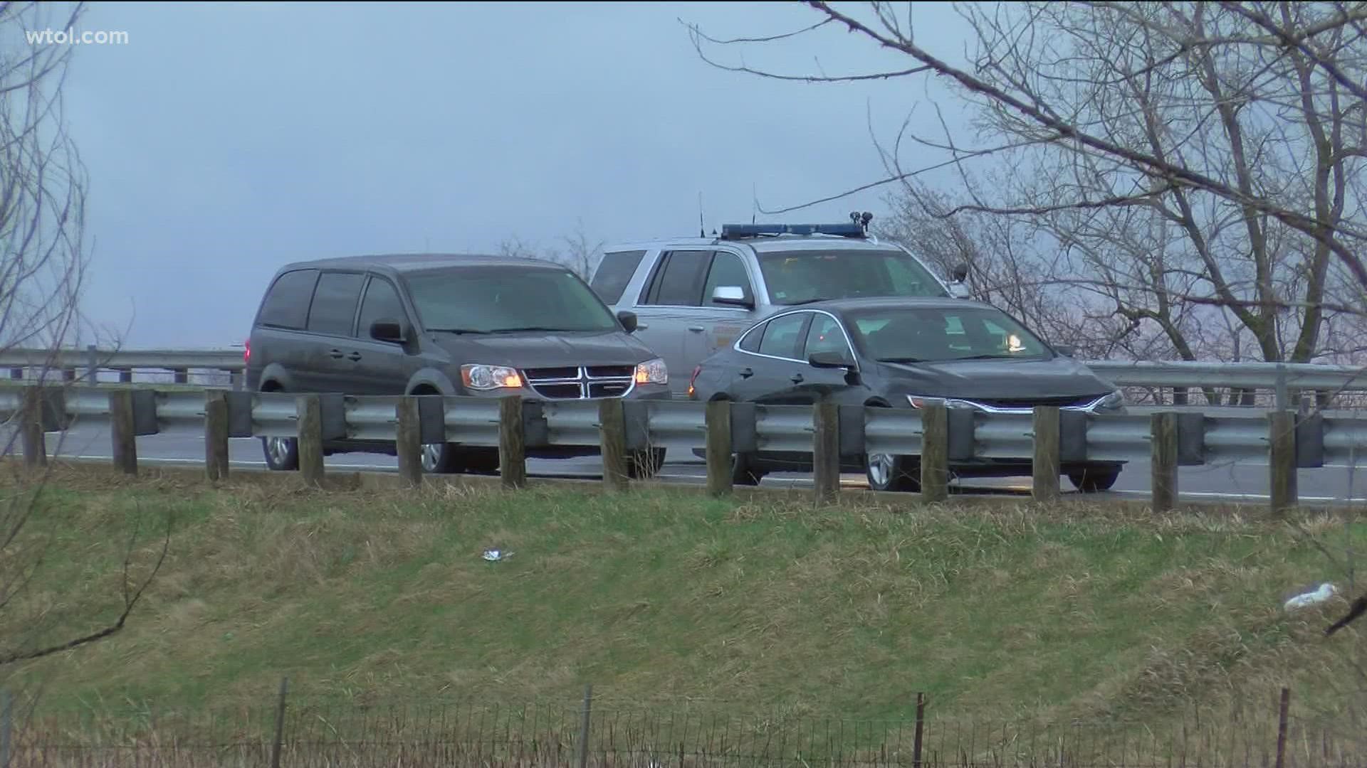 A third suspect was arrested Thursday afternoon, hours after the incident that involved a police pursuit beginning in Hancock County around 2:30 a.m.