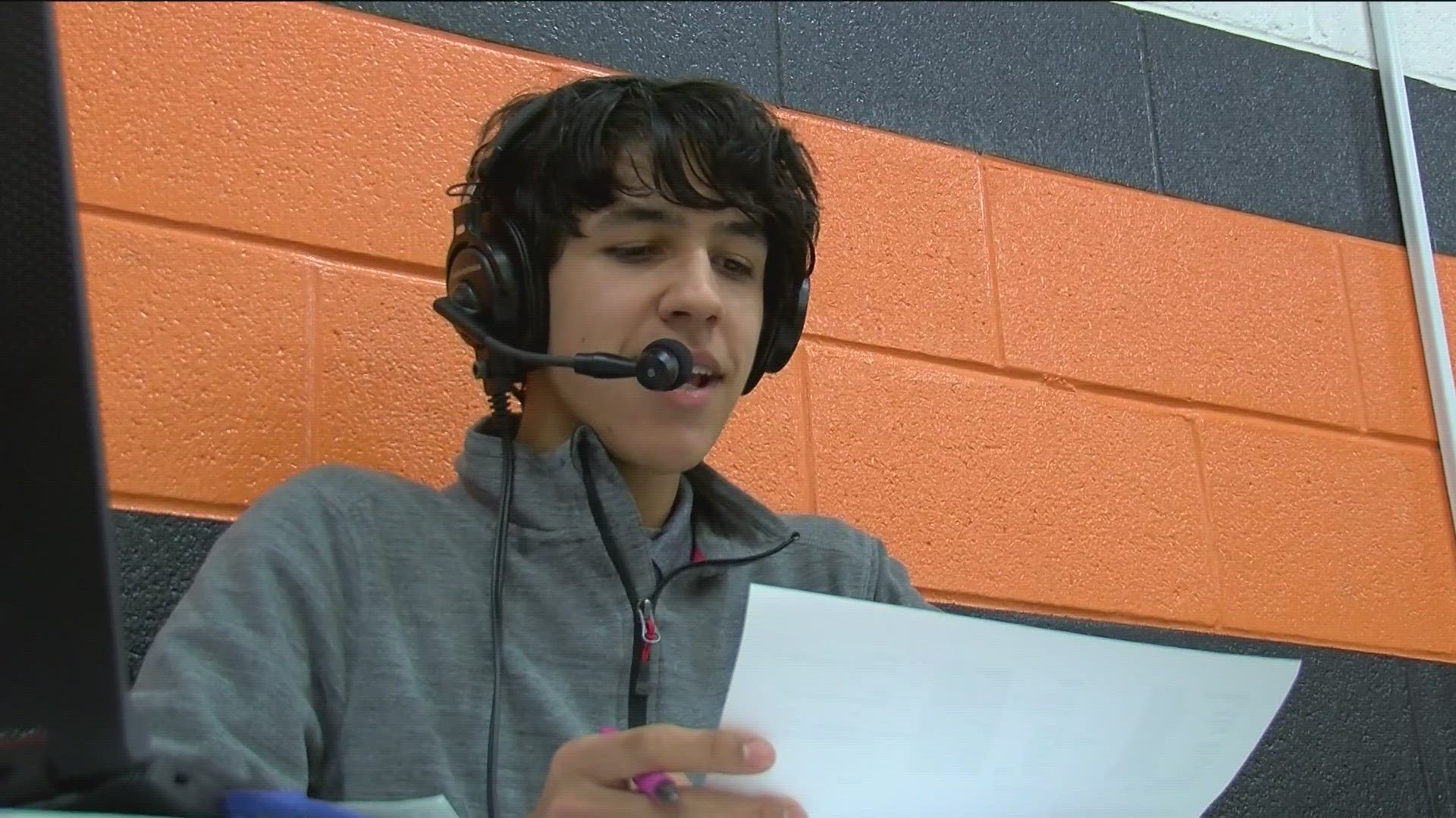 Kaden Knapp knew from a young age he wanted to work in broadcasting. Last year, he took over play-by-play duties for OtsegoTV and hopes it will lead to a career.