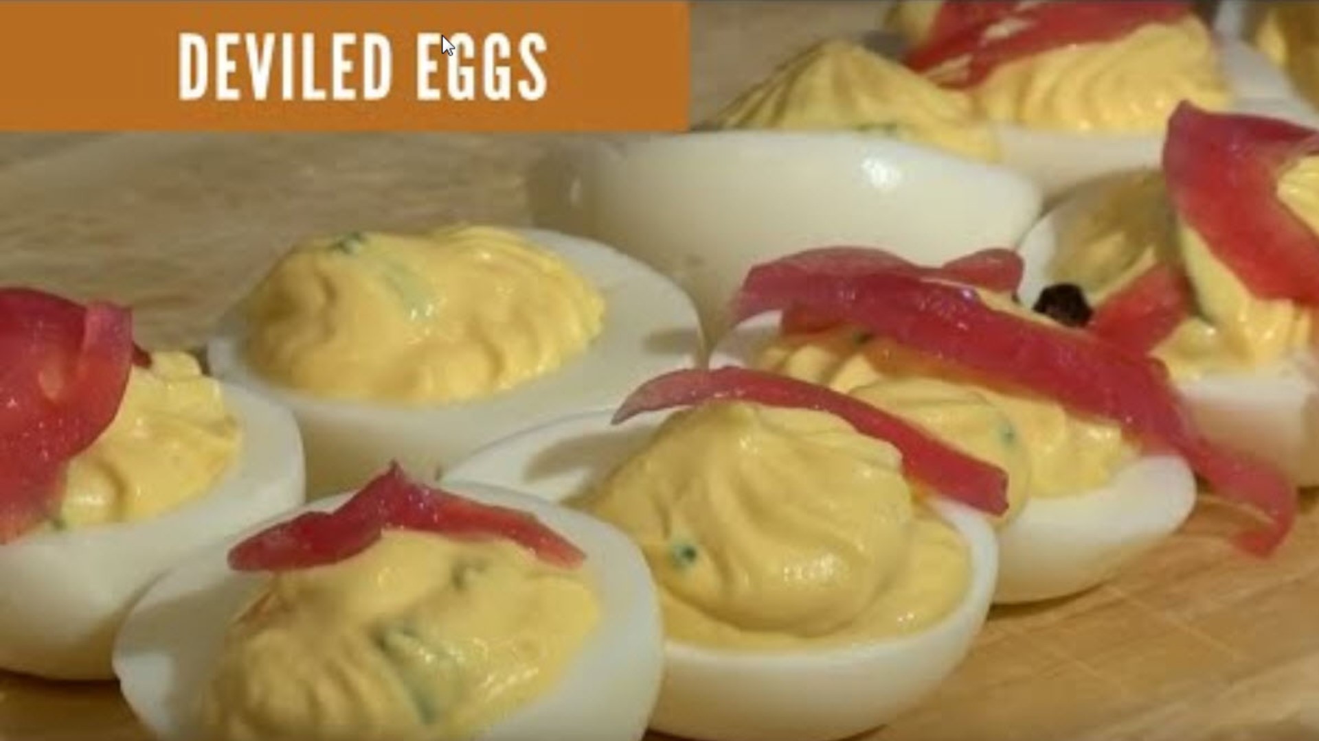 Holiday, Christmas and New Year's parties call for great appetizers. Don't bust your calorie budget -make this healthy spin on deviled eggs.
