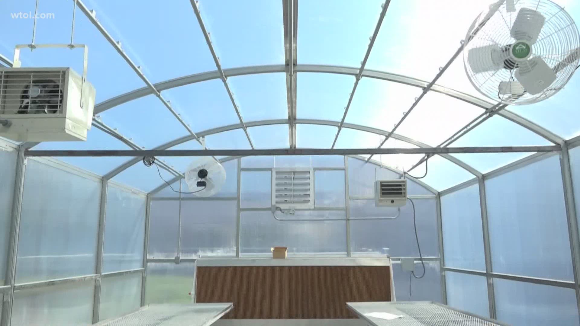 New greenhouse installed at Findlay High School