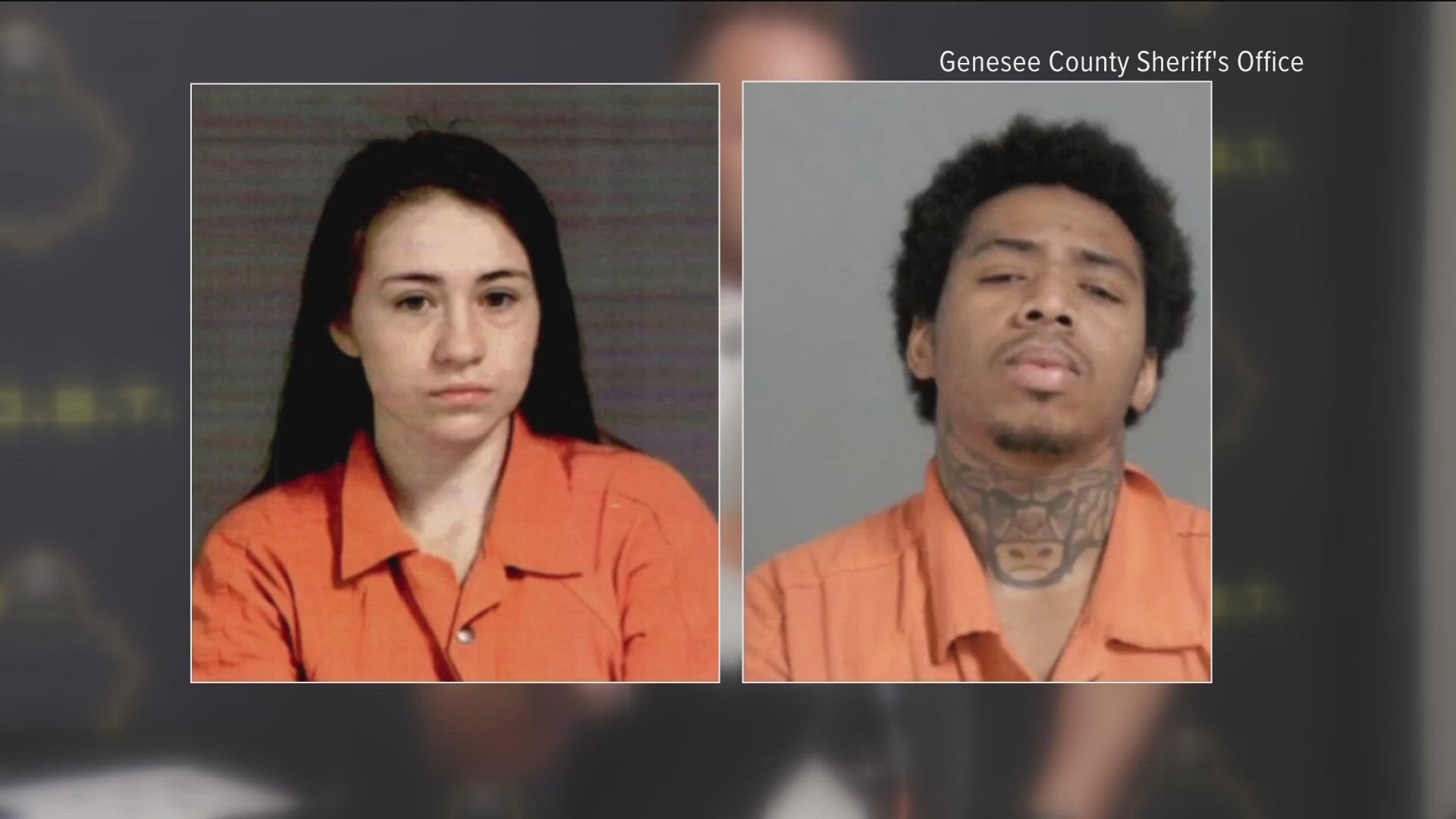 Skye Tristan, 21, and Rodney Fisher, 29, were arrested by the Genesee Human Oppression Strike Team for trafficking the victim.