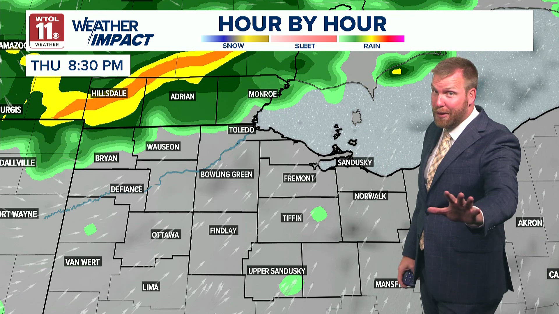 Why did only some parts of northwest Ohio see 8 to 15 inches of rain ...