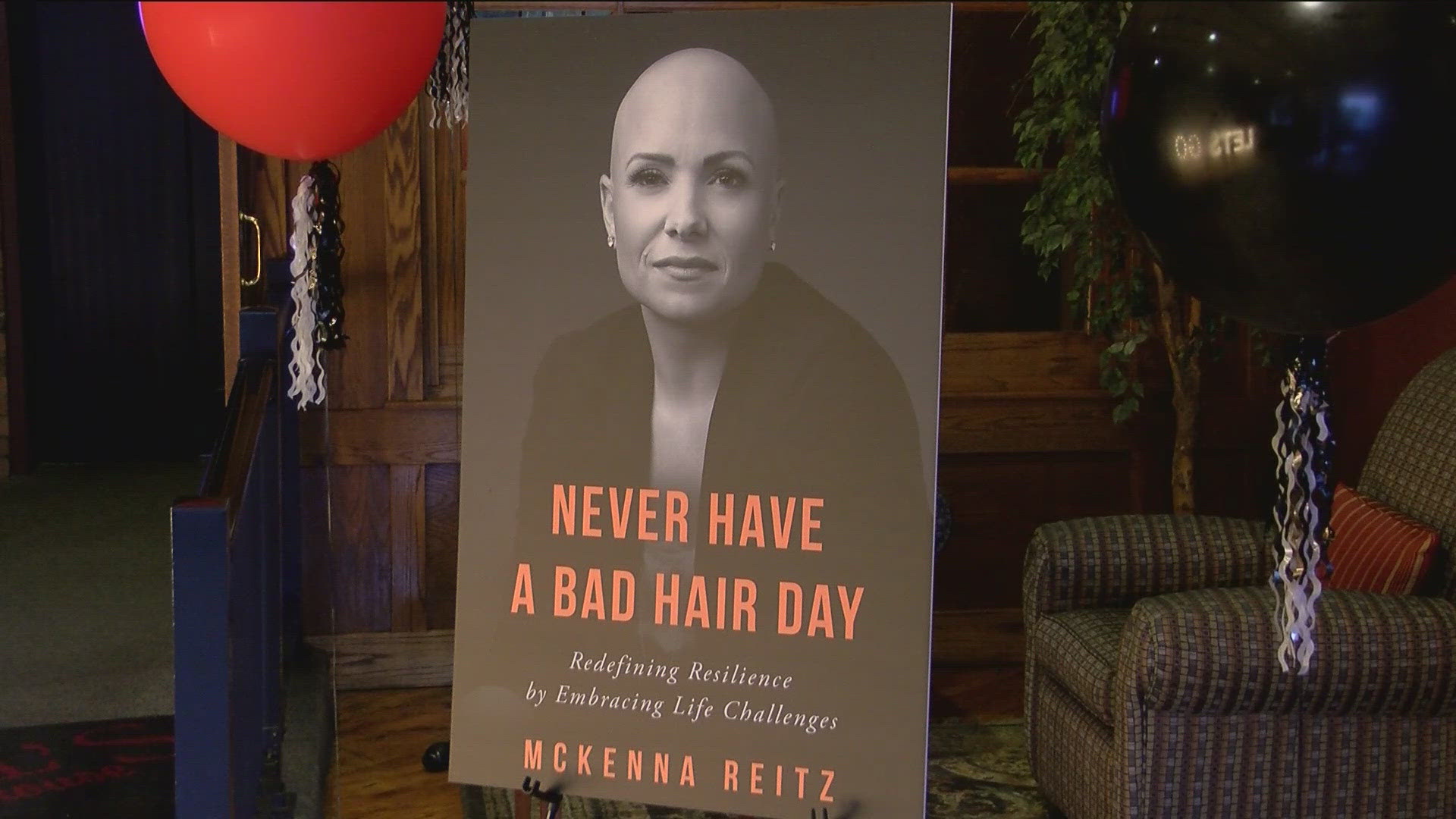 McKenna Retiz's book, "Never Have a Bad Hair Day," details her experience with alopecia.