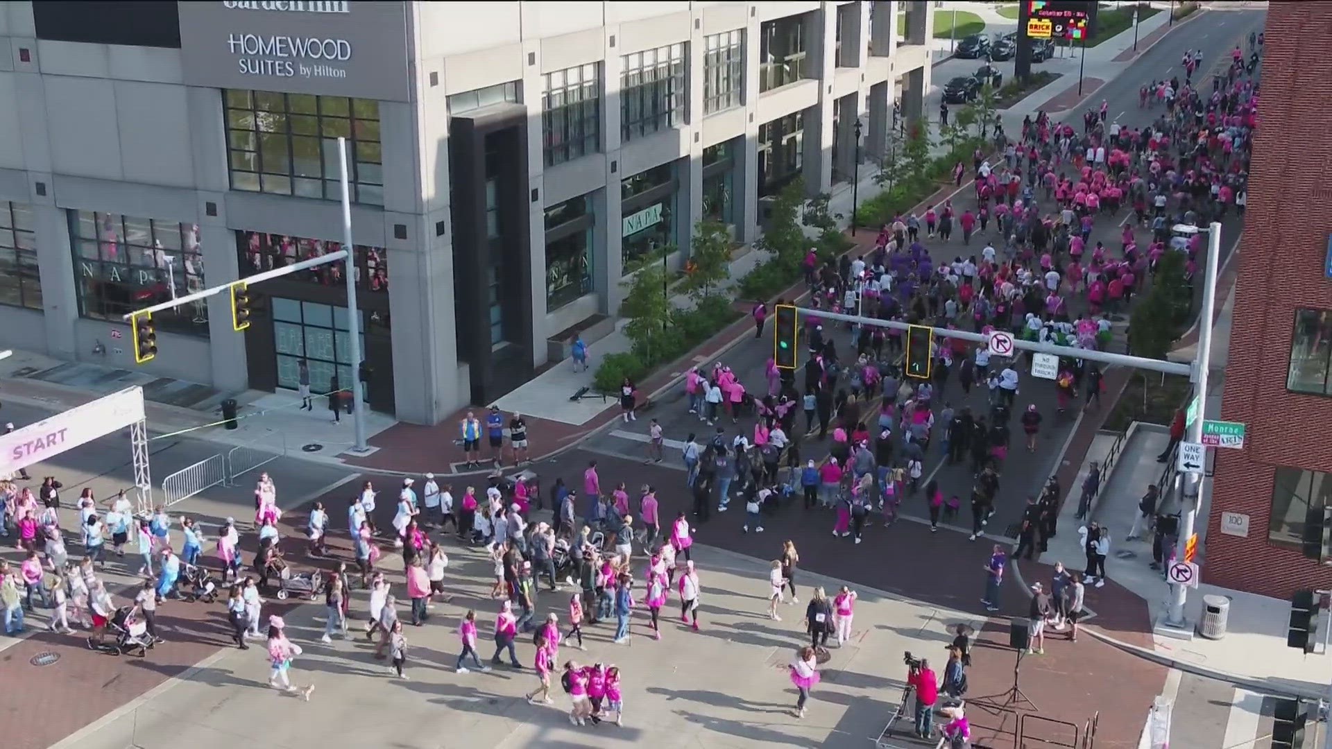 The Susan G. Komen Northwest Ohio Race for the Cure 2023 on Saturday saw a large turnout. $1.1 billion has been invested in research to find a cure.