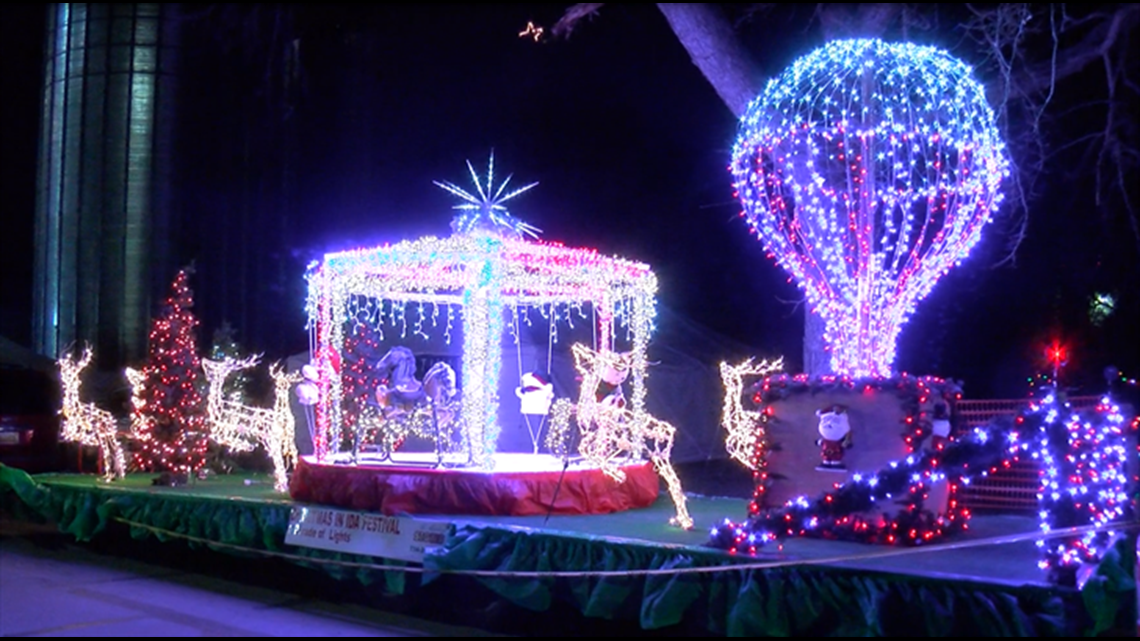 "Christmas in small town America" Ida, MI has largest parade of