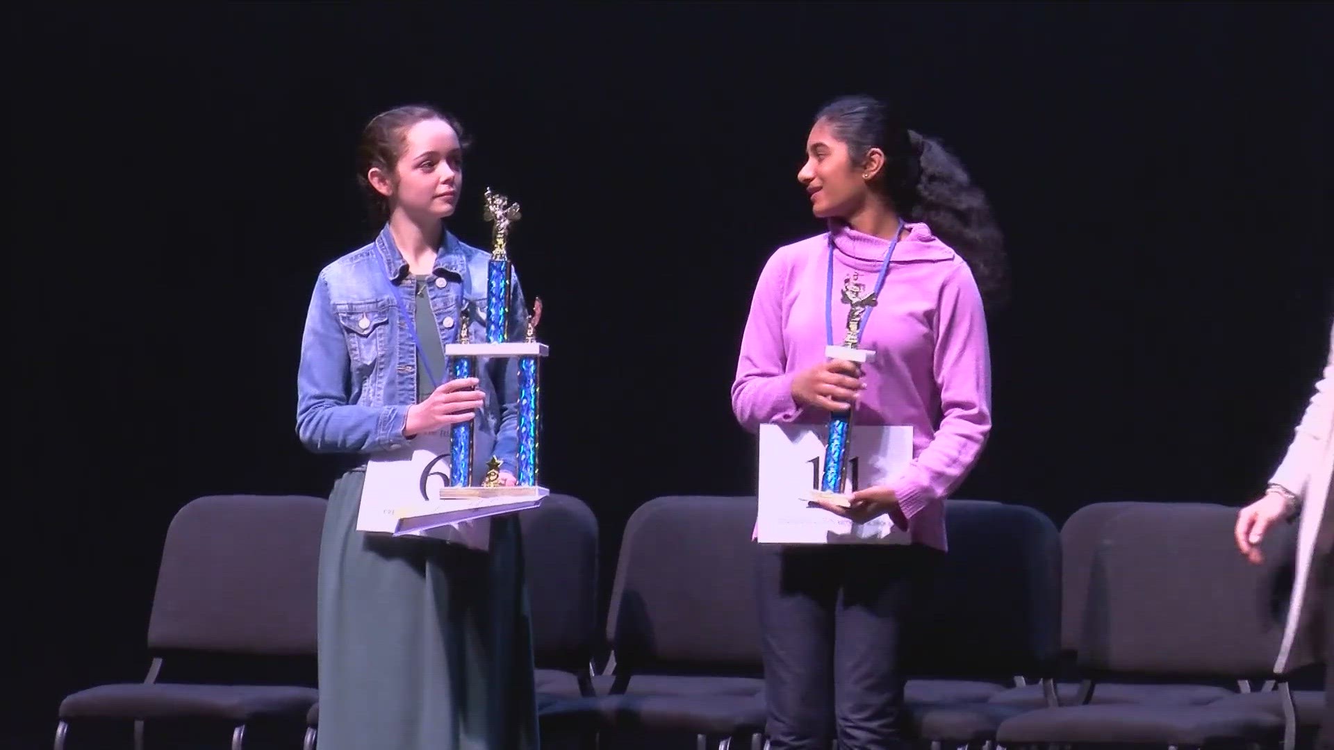 Twenty-three students from across the area were competing for a trip to the Scripps Howard National Spelling Bee in May.