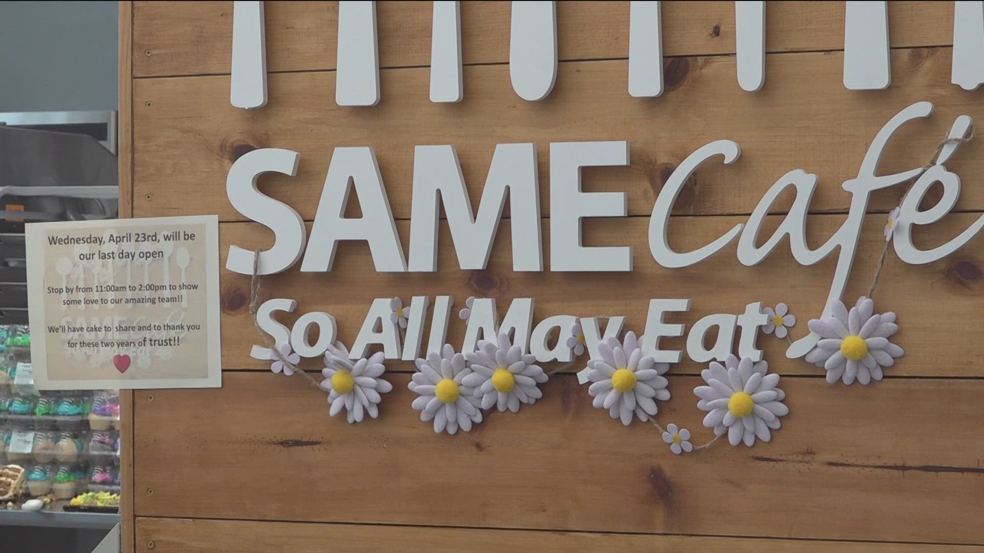 Community meetings are starting Monday to see how the mission can be continued and what the possibility of a participation-based café in the same location is.