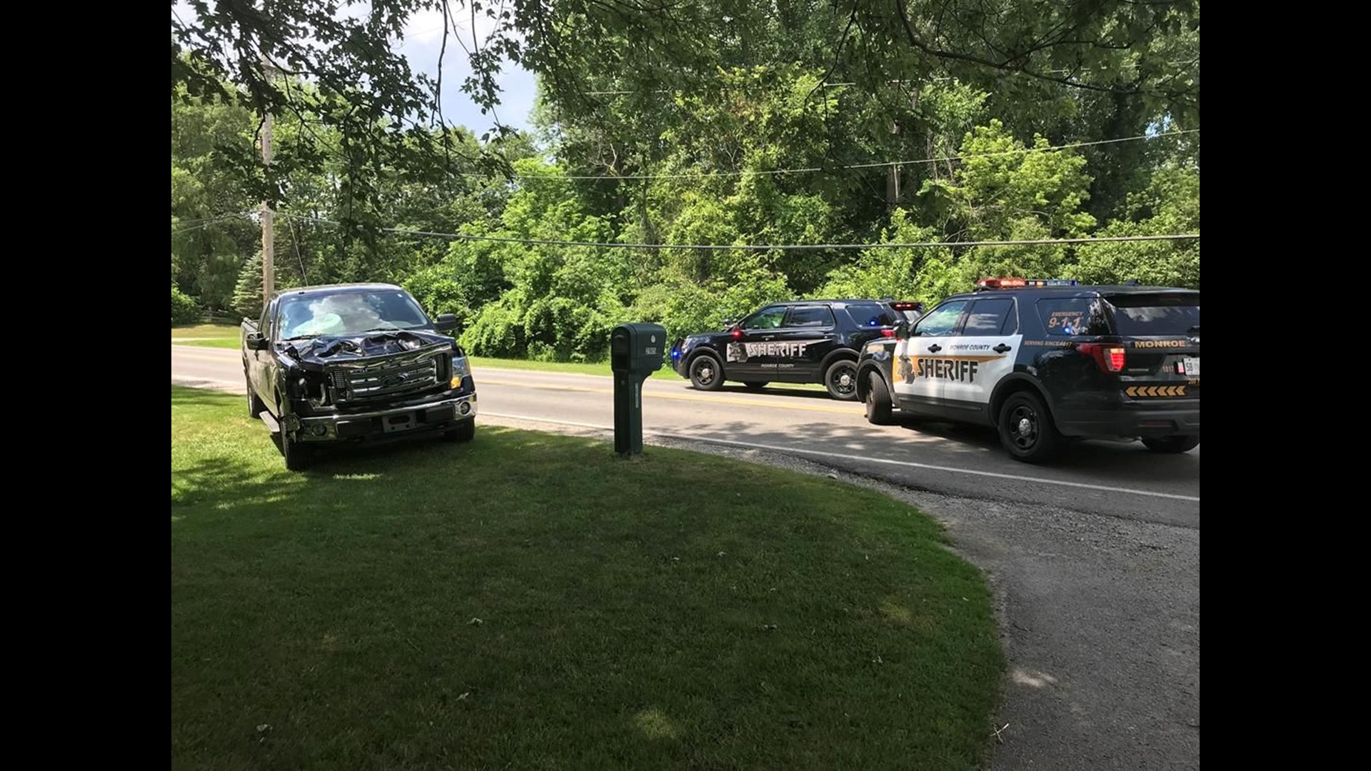 Siblings killed after being hit by a truck in Lambertville