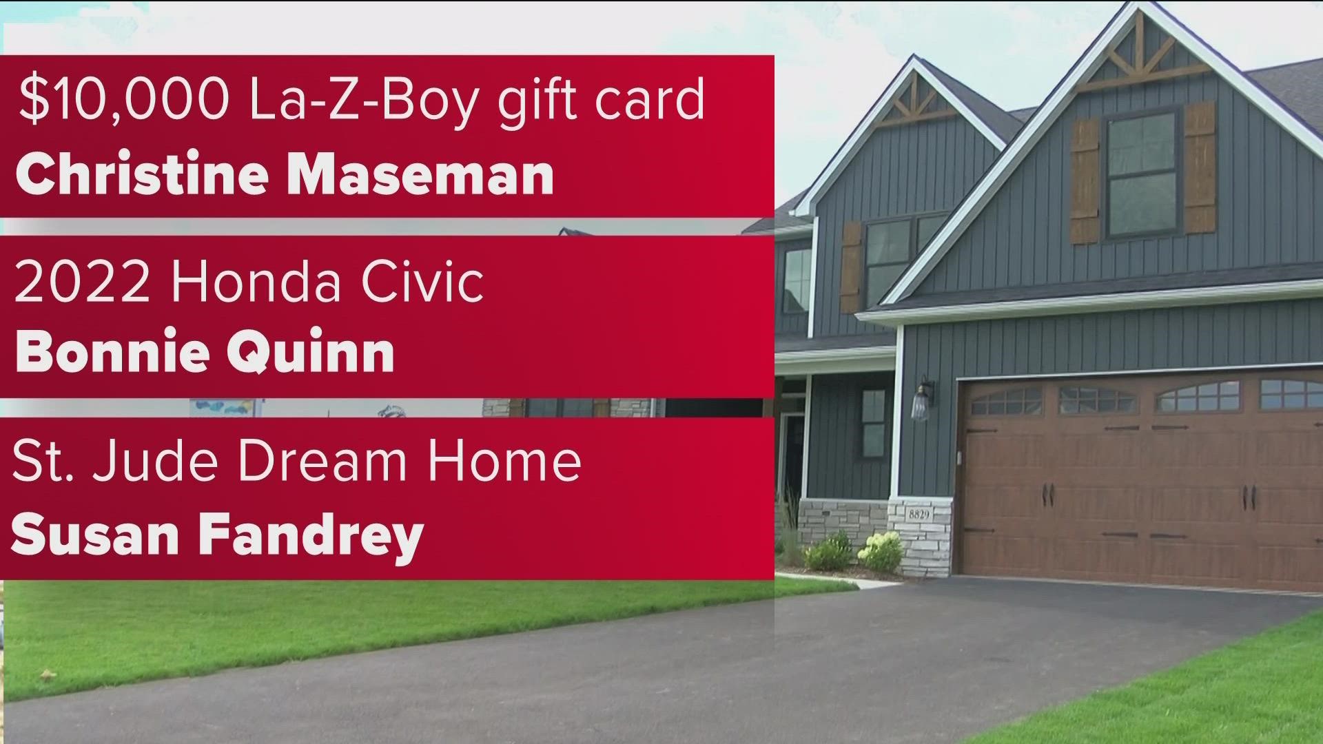 A record-breaking $2 million was raised during this year's St. Jude Dream Home Giveaway! Here are all of the winners for 2022!