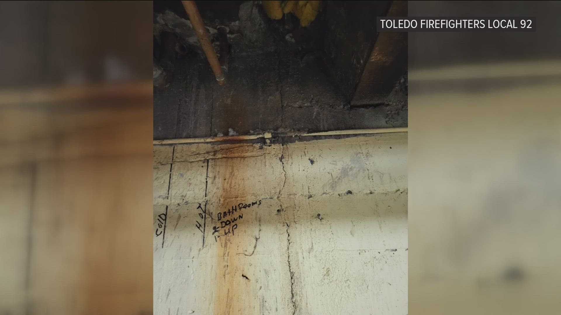 The president of Toledo Firefighter Local 92 says many fire stations in the city have crumbling infrastructure and are missing important features.