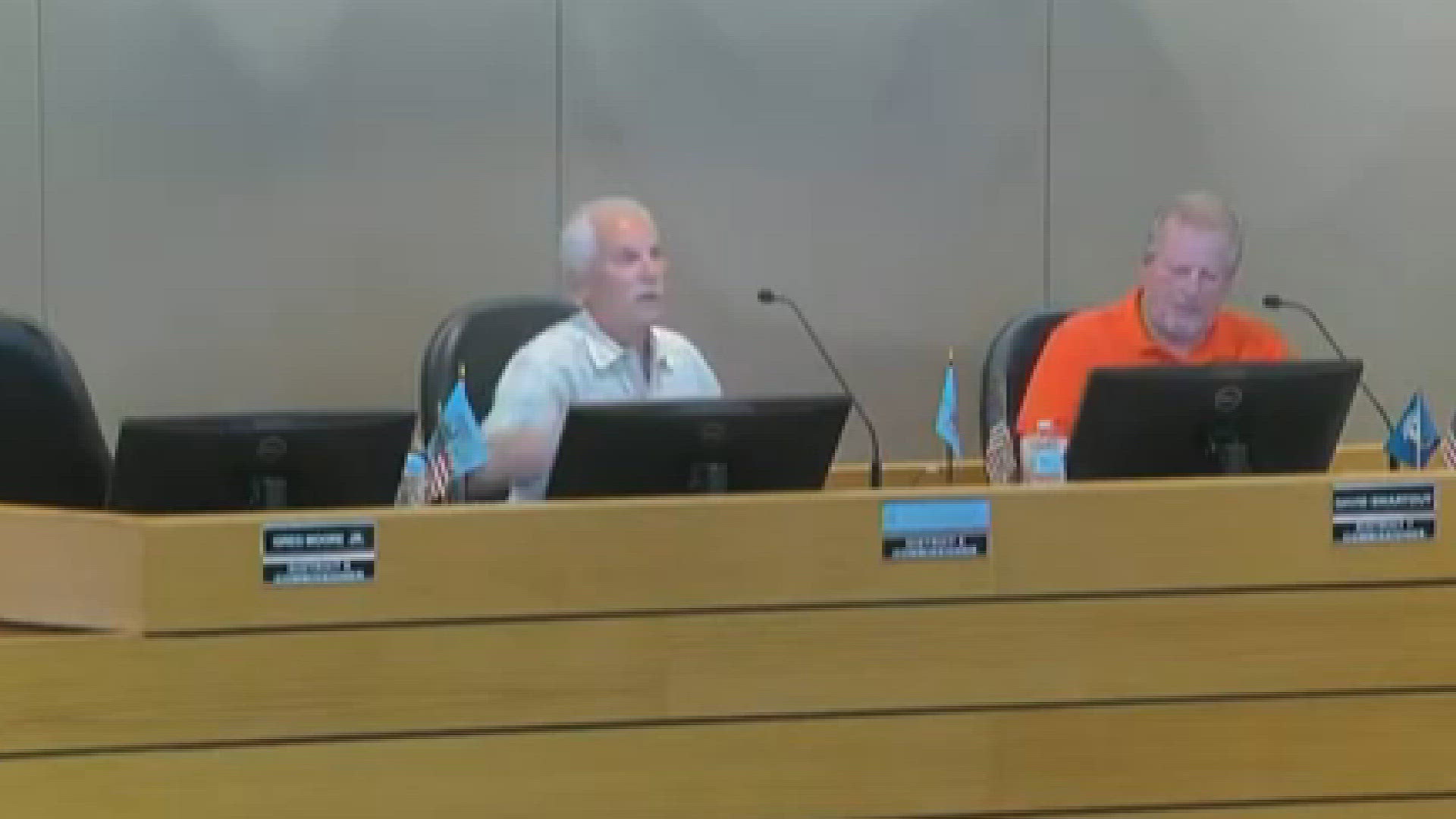 At Tuesday night's commissioner meeting, Brant intended to reclaim his spot as commissioner, arguing against the county's legal opinion.