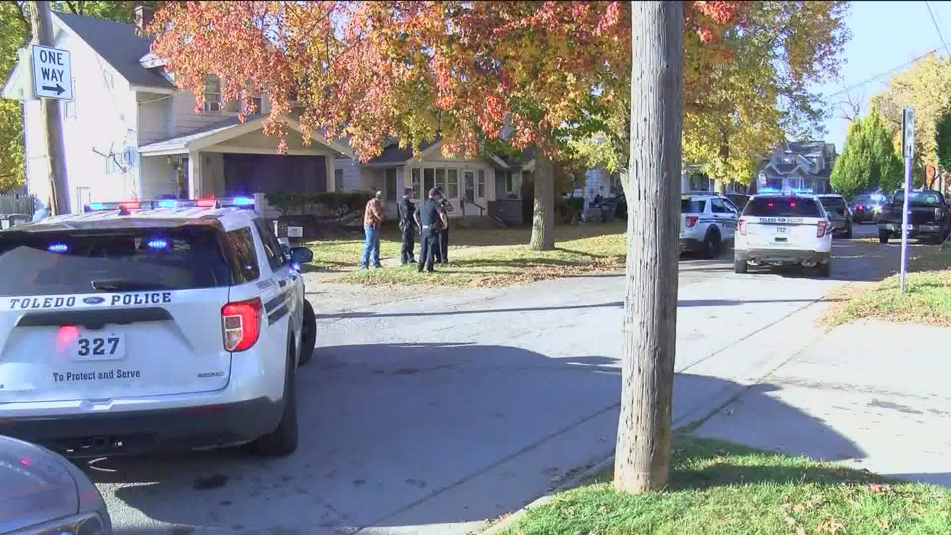 Toledo police responded to the scene on Geneva Avenue shortly after 3 p.m. The victim was taken to the hospital with non-life-threatening injuries.