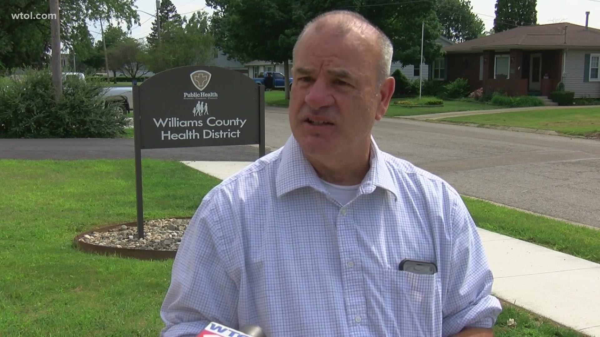 Williams County health commissioner Jim Watkins says some who have not experienced COVID-19 or known a loved one who has, believe that they don't need the vaccine.