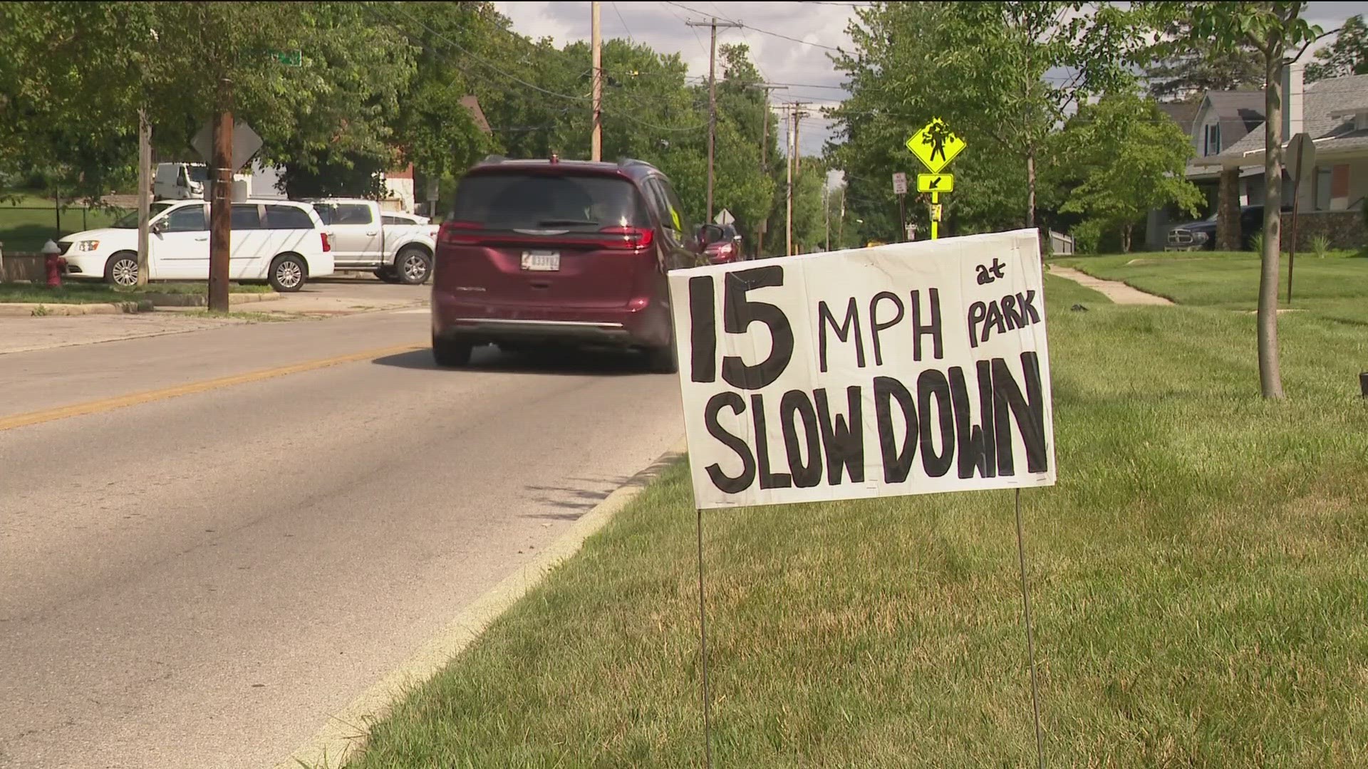 Construction in downtown Sylvania is forcing people through Maplewood Avenue. But some worry speeding drivers are putting kids at risk.