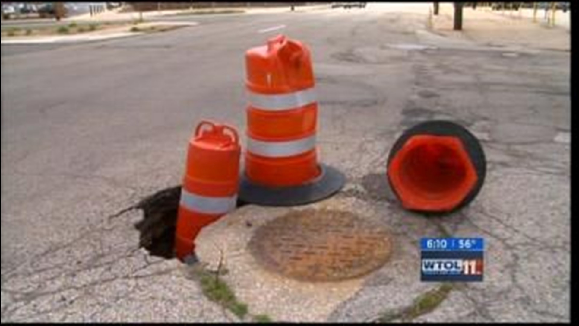 Call 11 For Action: Large sink hole in downtown Toledo causing big problems