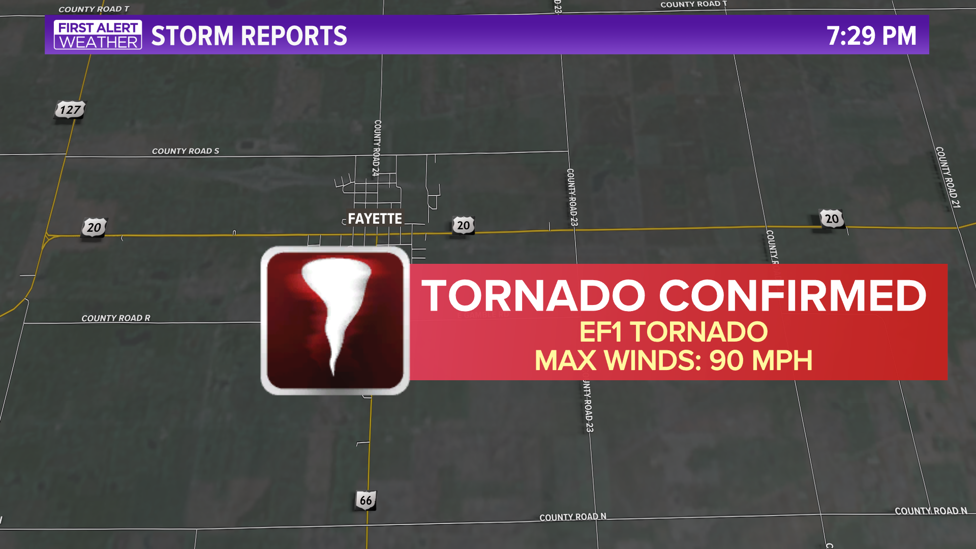 Tornado touchdown confirmed in Fulton County during Wednesday storms ...