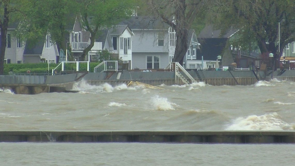 Some residents evacuated after flooding at Luna Pier