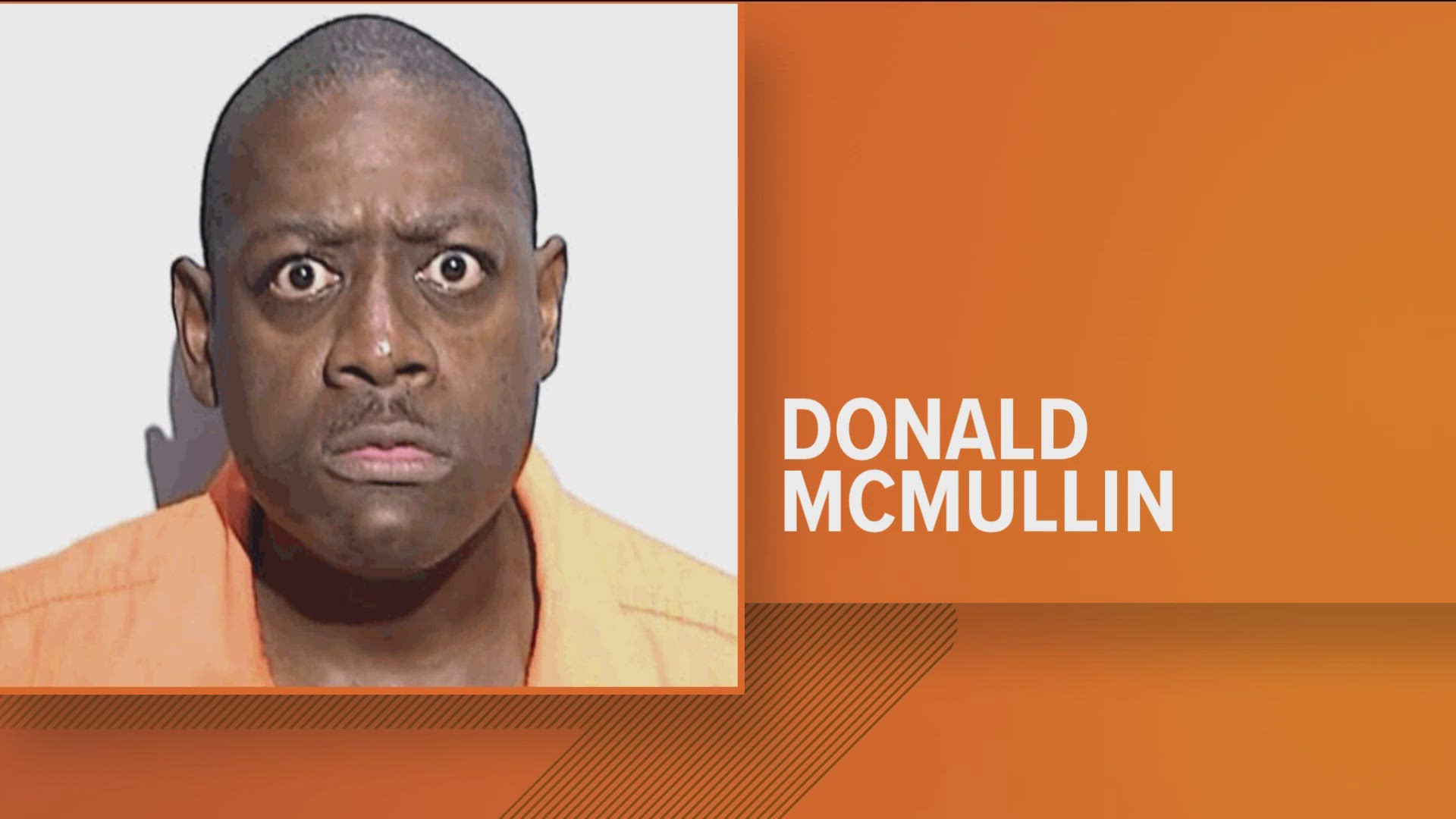 Police said Donald McMullin entered a home and held a woman against her will, bit her hand and threw a dresser at her.