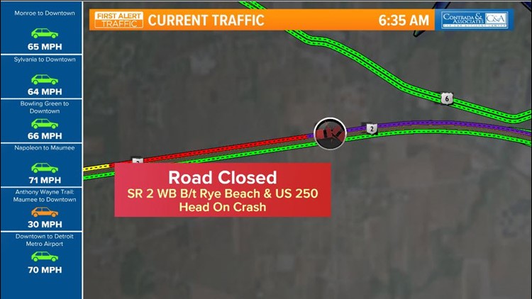 What happened on State Route 2 Monday morning? | wtol.com
