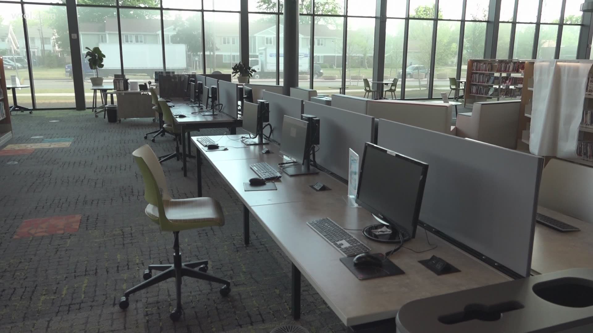 The Toledo Lucas County Public Library continues its slow reopening in phases, with phase 3 starting June 22 allowing for computer access at five locations.