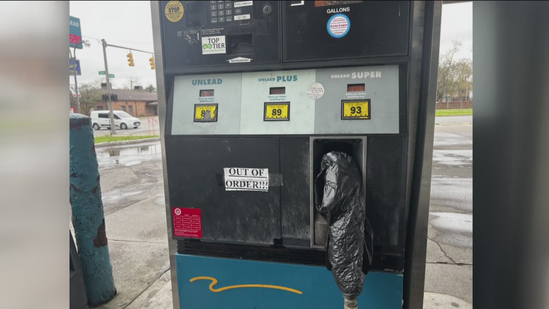 Dontell Barton, who did not appear in court, must pay Cherylynn Mickles $3,342 in damages after she filled her car with bad gasoline from his 905 South Ave. station.