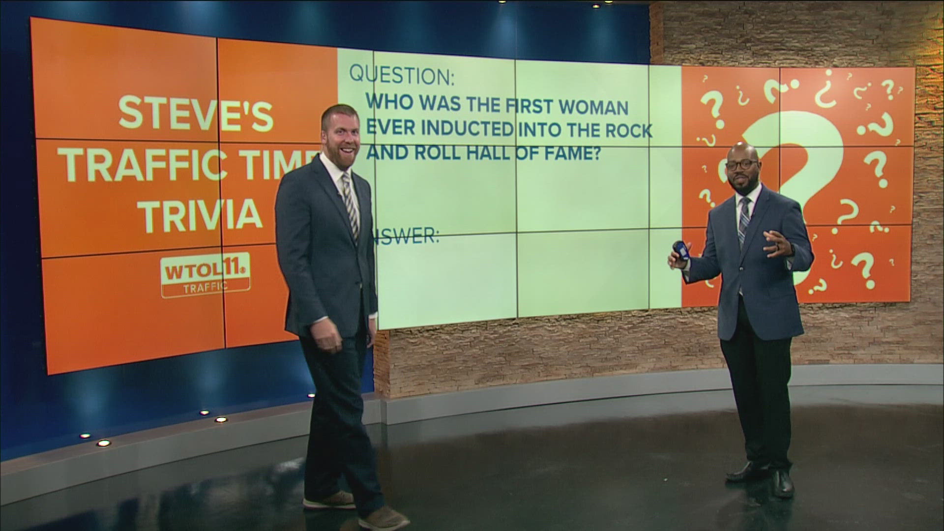 Who was the first woman ever inducted into the Rock and Roll Hall of Fame? | Steve's Traffic Time Trivia🚘❓