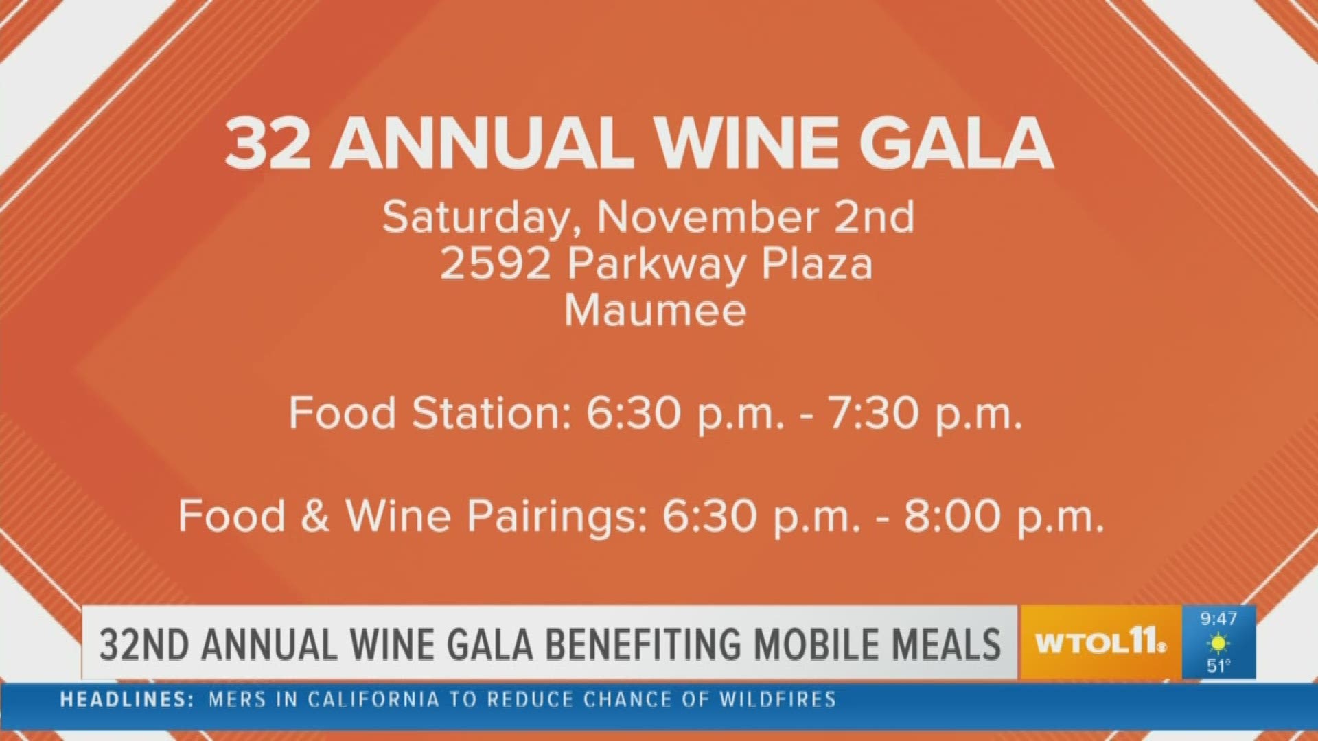 Enjoy a variety of food and wine in Maumee on Saturday, Nov. 2 all while helping a great cause.