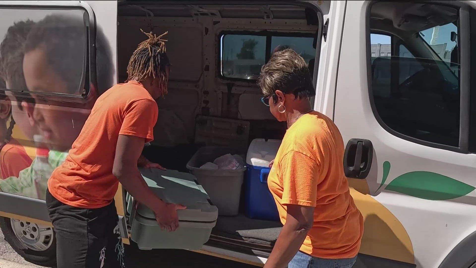 An up-close look reveals a well-oiled machine run by the Connecting Kids to Meals organization to make sure local kids do not go hungry.