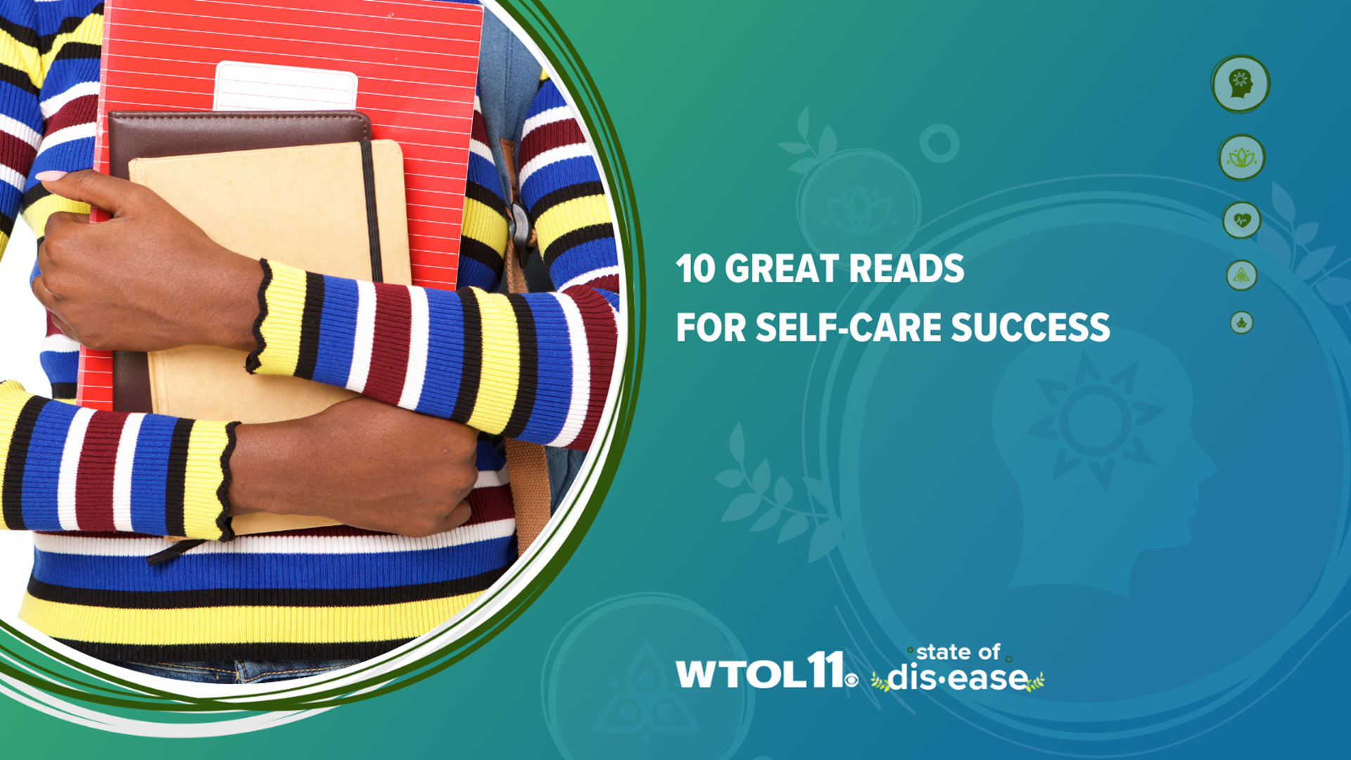 Find a great read that can help you through life stressors with this top 10 list