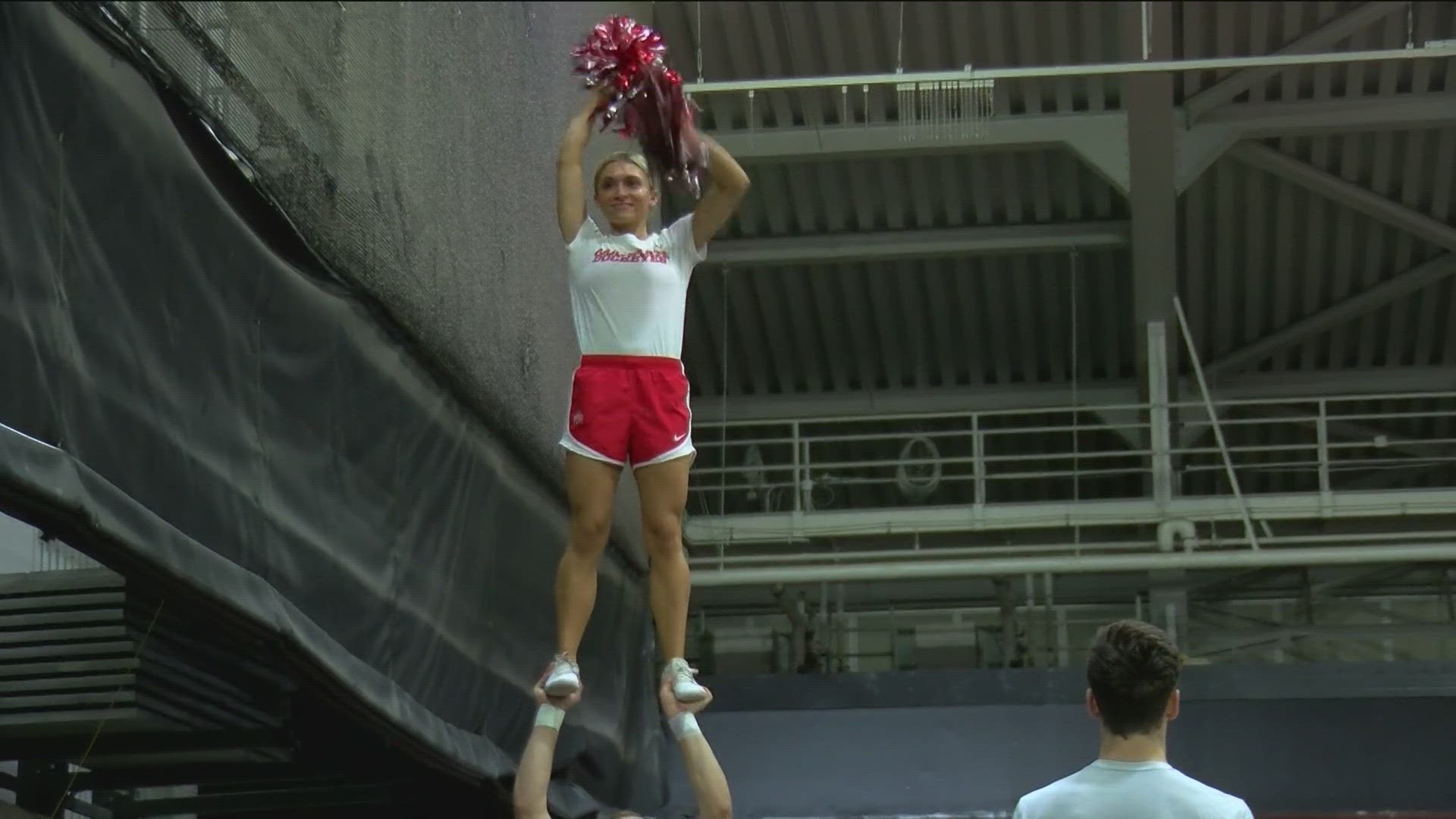 Cali Mitchey rooted for the Buckeyes as a toddler, became a cheerleader at St. Ursula Academy in Toledo and eventually moved on to OSU's cheerleading team.