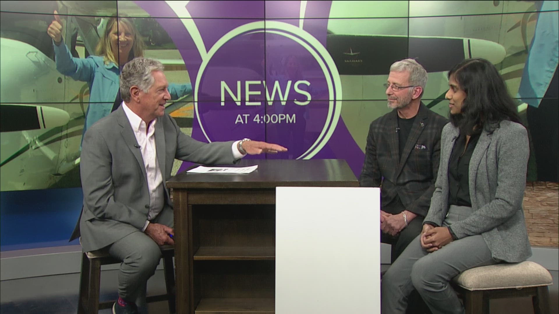 Mike Franceus and Sigma Kar talked with Dan Cummins about the Debbie Franceus Memorial Aviation Foundation's work to train women pilots.