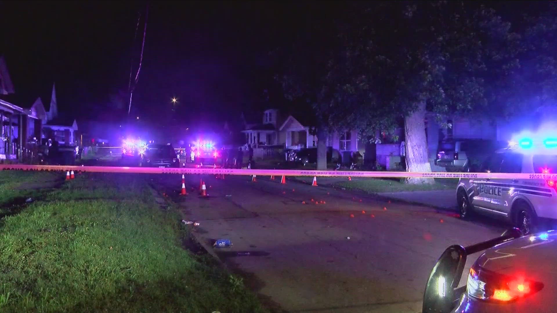 Toledo police say the shooting happened around 12 a.m. on Marion Street in south Toledo.