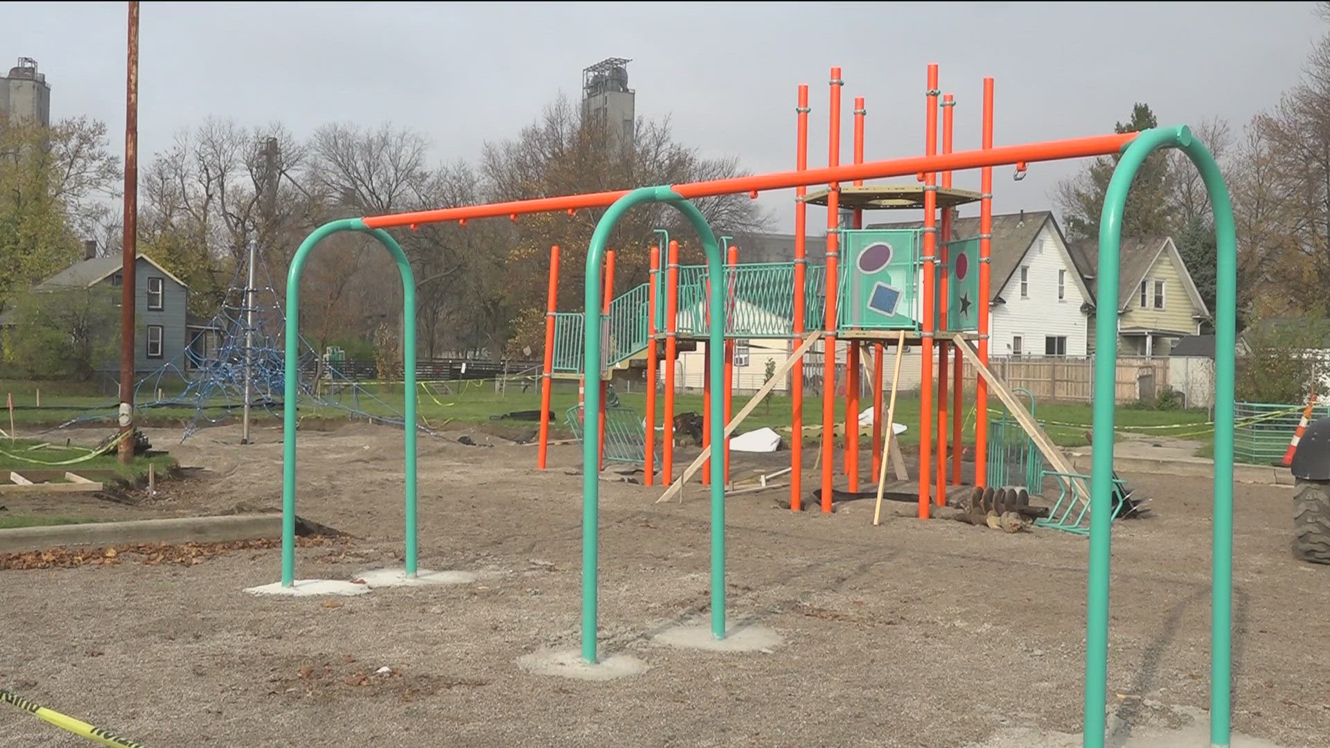 The renovation of Hathaway Park is part of the city's continuing efforts to bring improvements to east Toledo after years of decline.