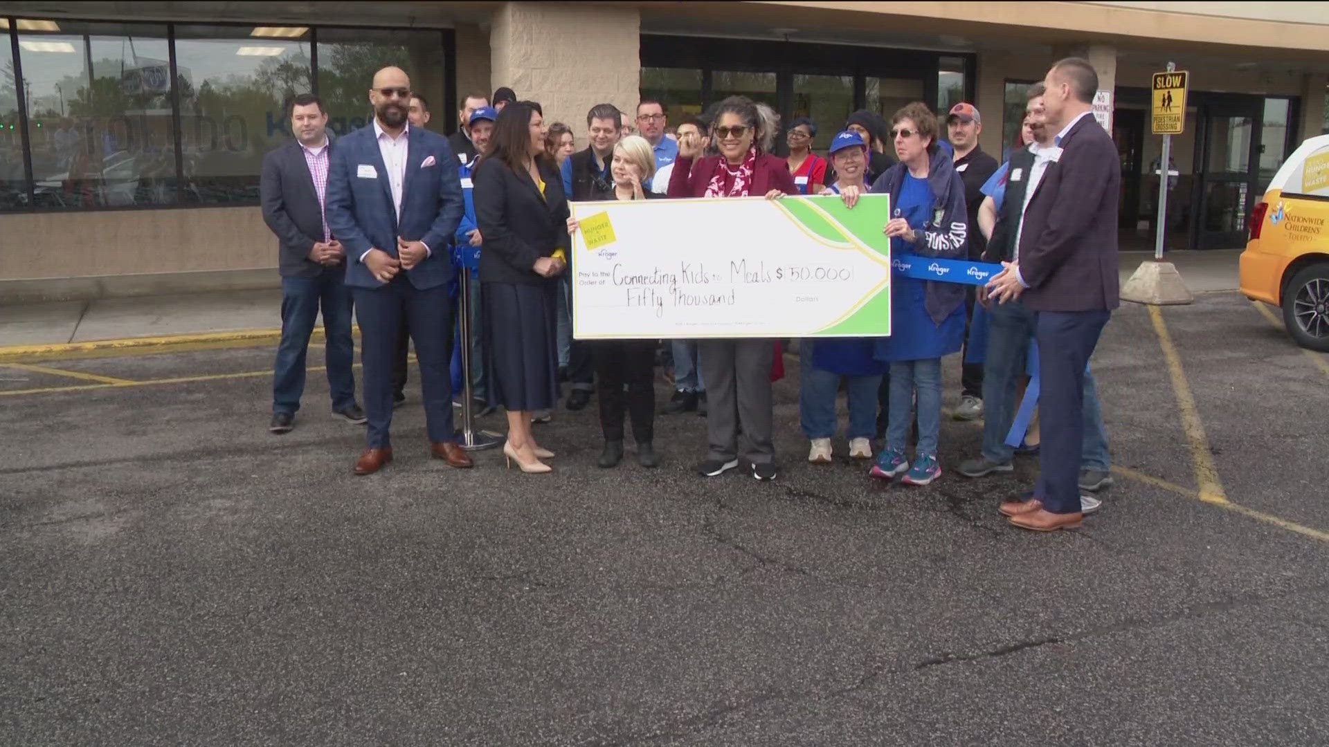 Kroger's $50,000 donation helps provide nutritious meals to children in need, ensuring they have access to healthy food throughout the year.